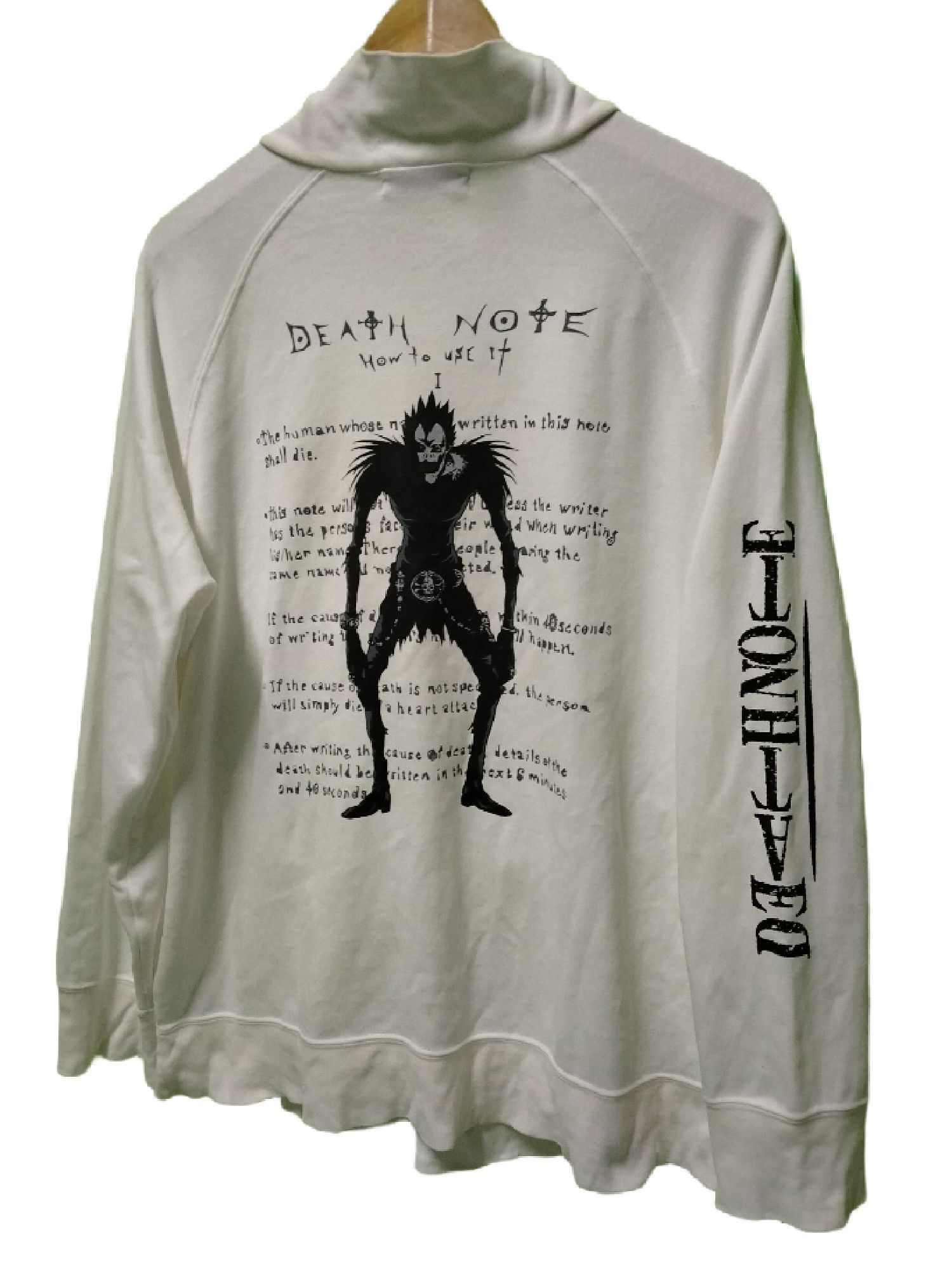 Anime Vintage Distressed Death Note Ryuk Light Yagami Mello Size US L / EU 52-54 / 3 - 6 Thumbnail