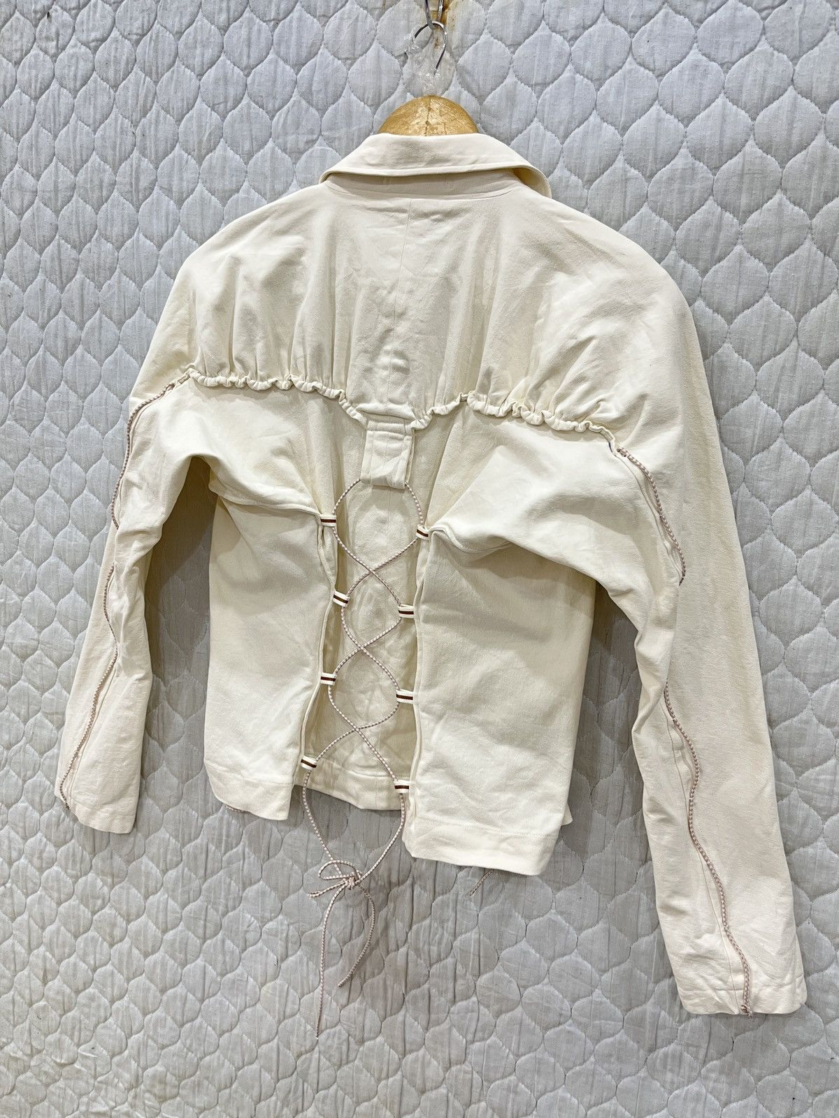 Issey Miyake (Qqq)🔥🔥ARCHIVE SS2004 ISSEY MIYAKE BONDAGE JACKET Size S / US 4 / IT 40 - 4 Thumbnail
