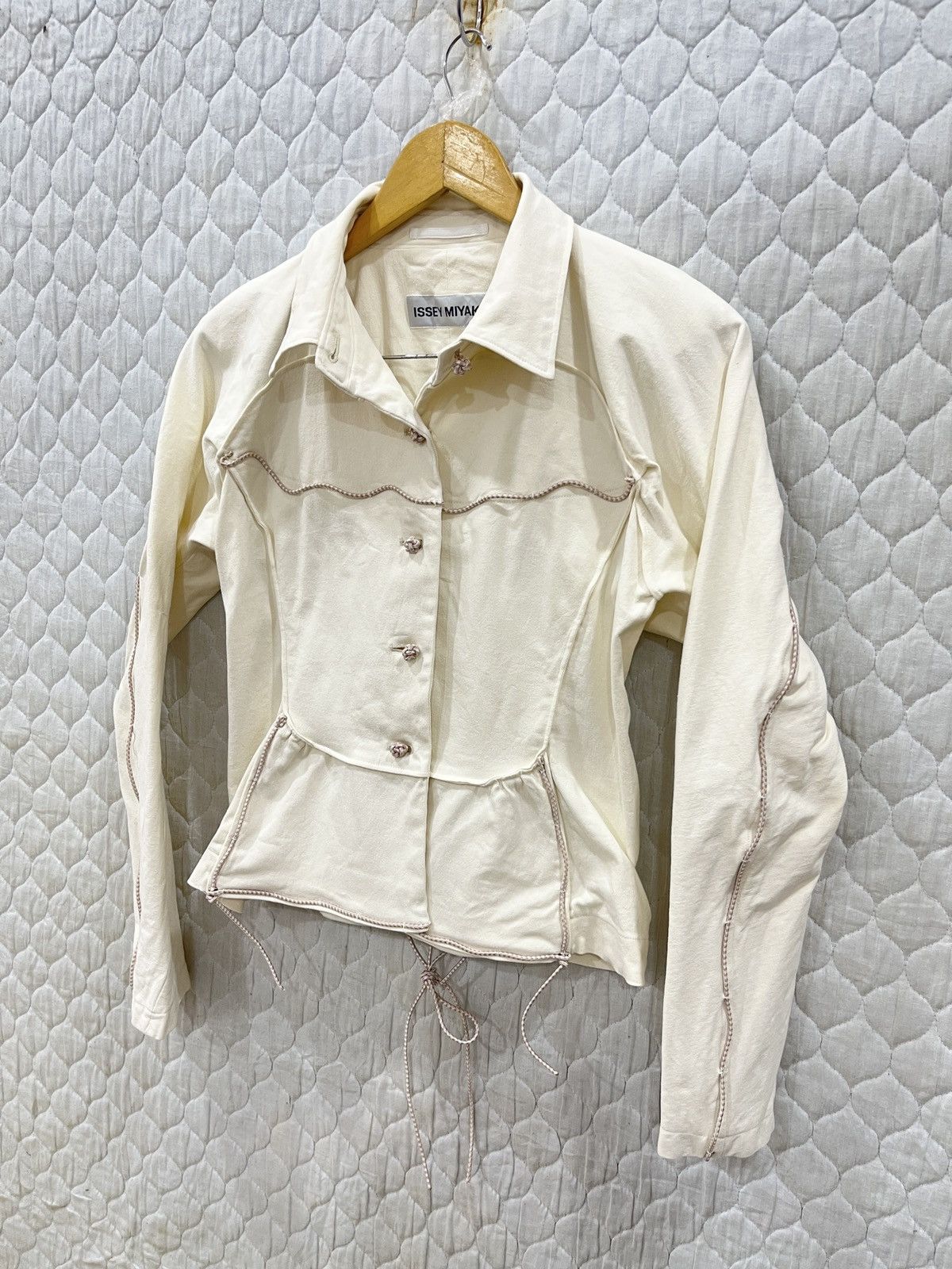 Issey Miyake (Qqq)🔥🔥ARCHIVE SS2004 ISSEY MIYAKE BONDAGE JACKET Size S / US 4 / IT 40 - 5 Thumbnail
