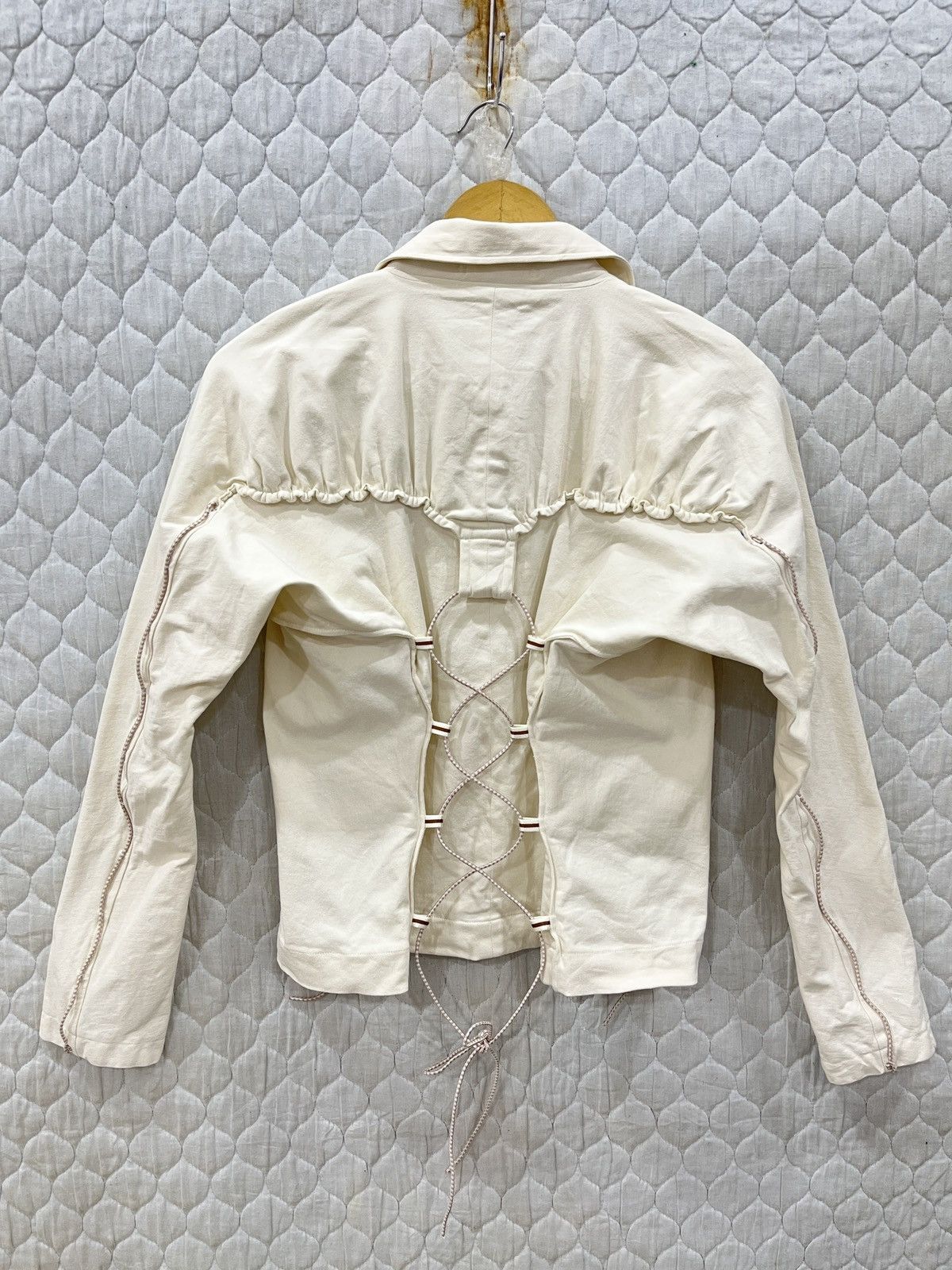 Issey Miyake (Qqq)🔥🔥ARCHIVE SS2004 ISSEY MIYAKE BONDAGE JACKET Size S / US 4 / IT 40 - 2 Thumbnail