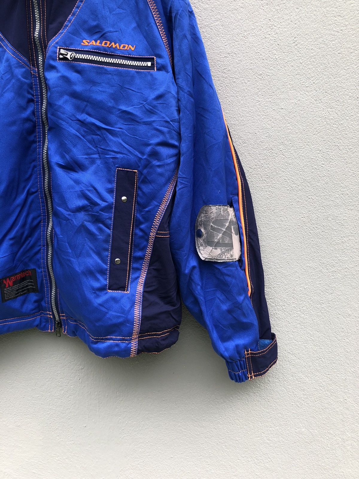 Salomon Vintage Salomon Zipper Ups Hoodie Jacket Size US XL / EU 56 / 4 - 2 Thumbnail