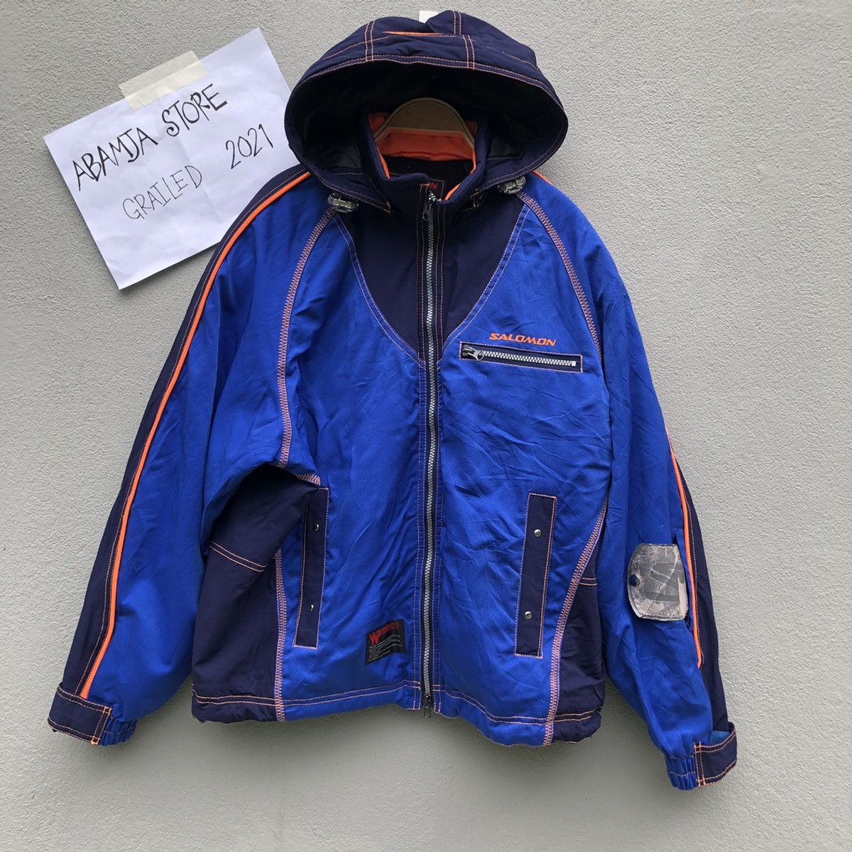 Salomon Vintage Salomon Zipper Ups Hoodie Jacket Size US XL / EU 56 / 4 - 1 Thumbnail