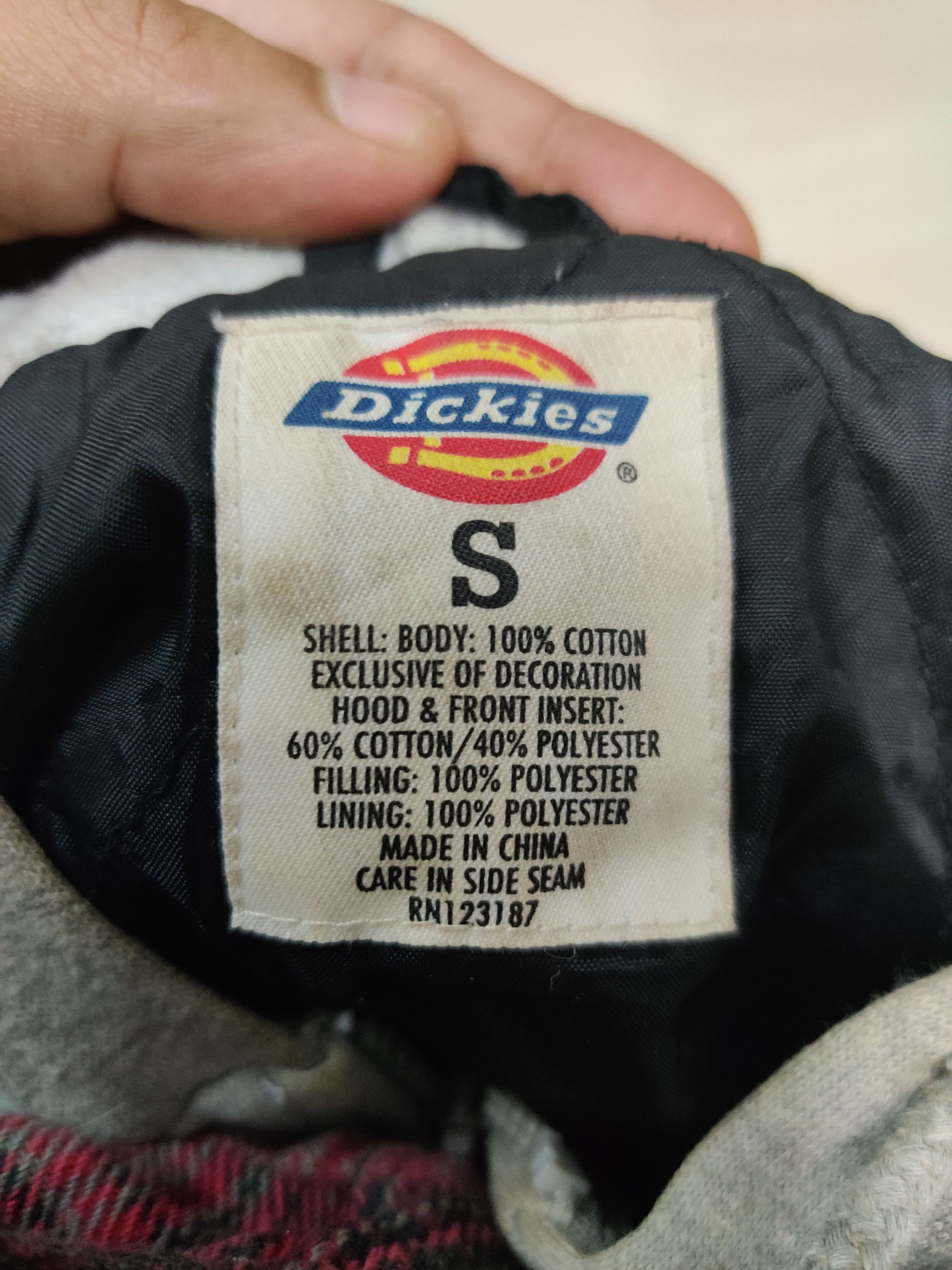 Dickies Vintage Dickies Shadow Plaid Hoodie Shirt Jacket Size US S / EU 44-46 / 1 - 8 Thumbnail