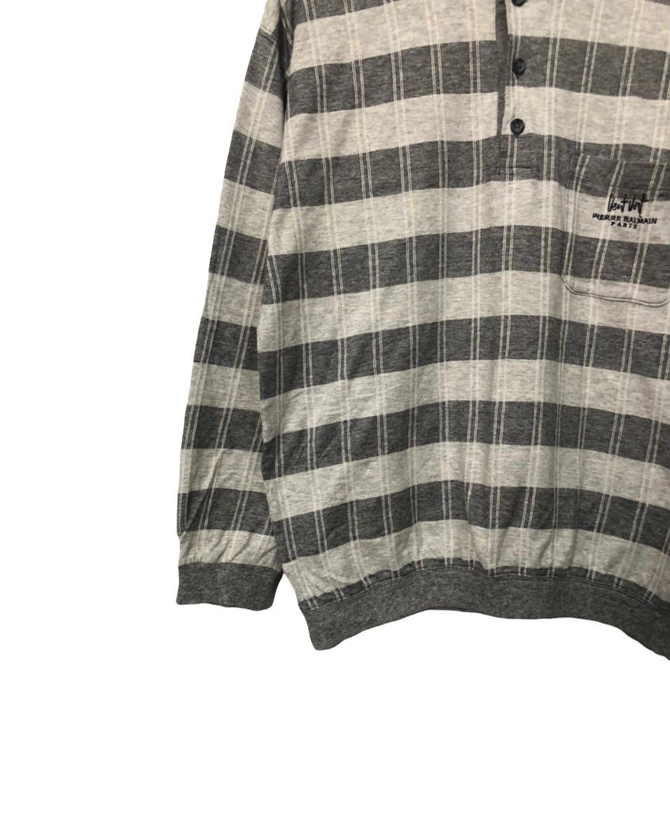Pierre Balmain Vintage Vent Vent Pierre Bailman Paris Striped Sweatshirt Size US M / EU 48-50 / 2 - 3 Thumbnail