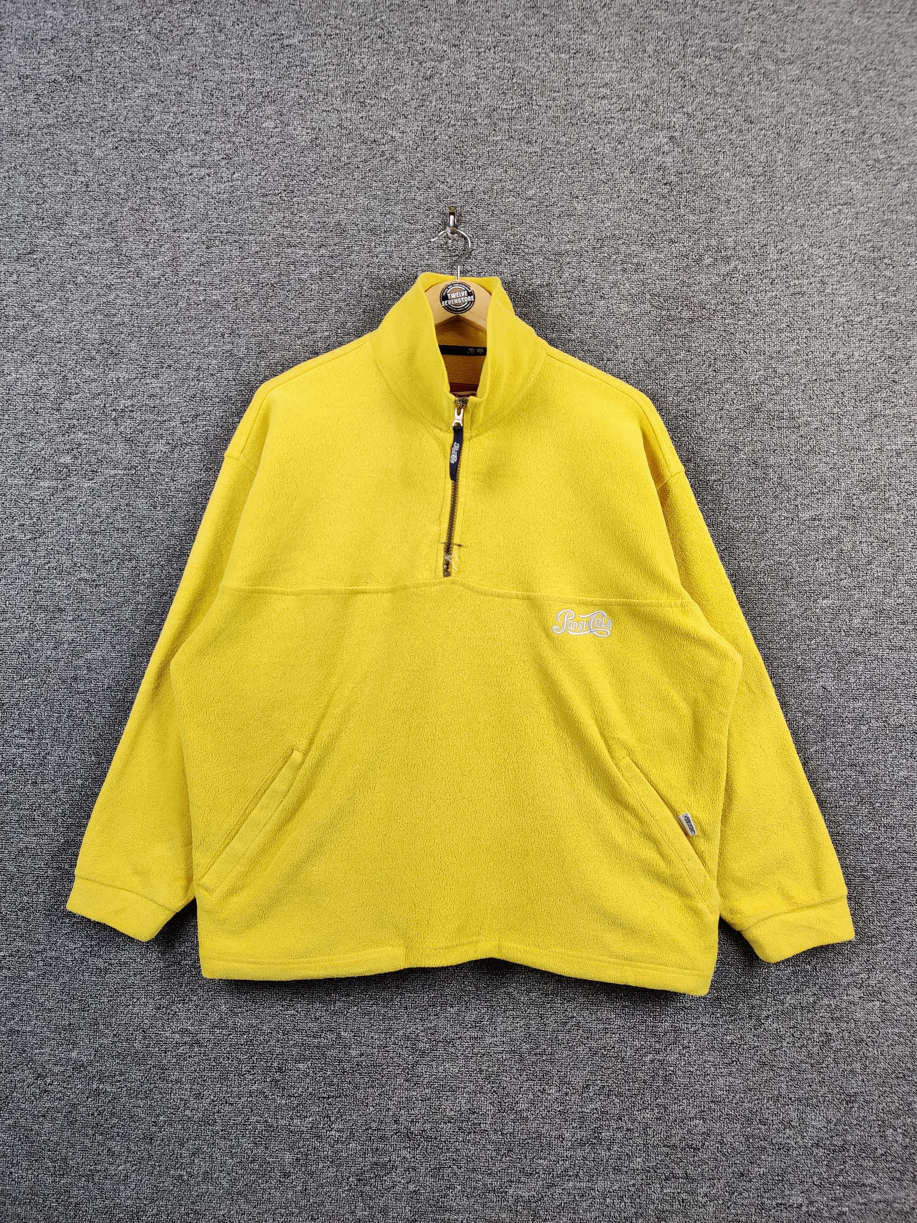 Vintage Pepsi Cola Fleece Half Zipper Jacket