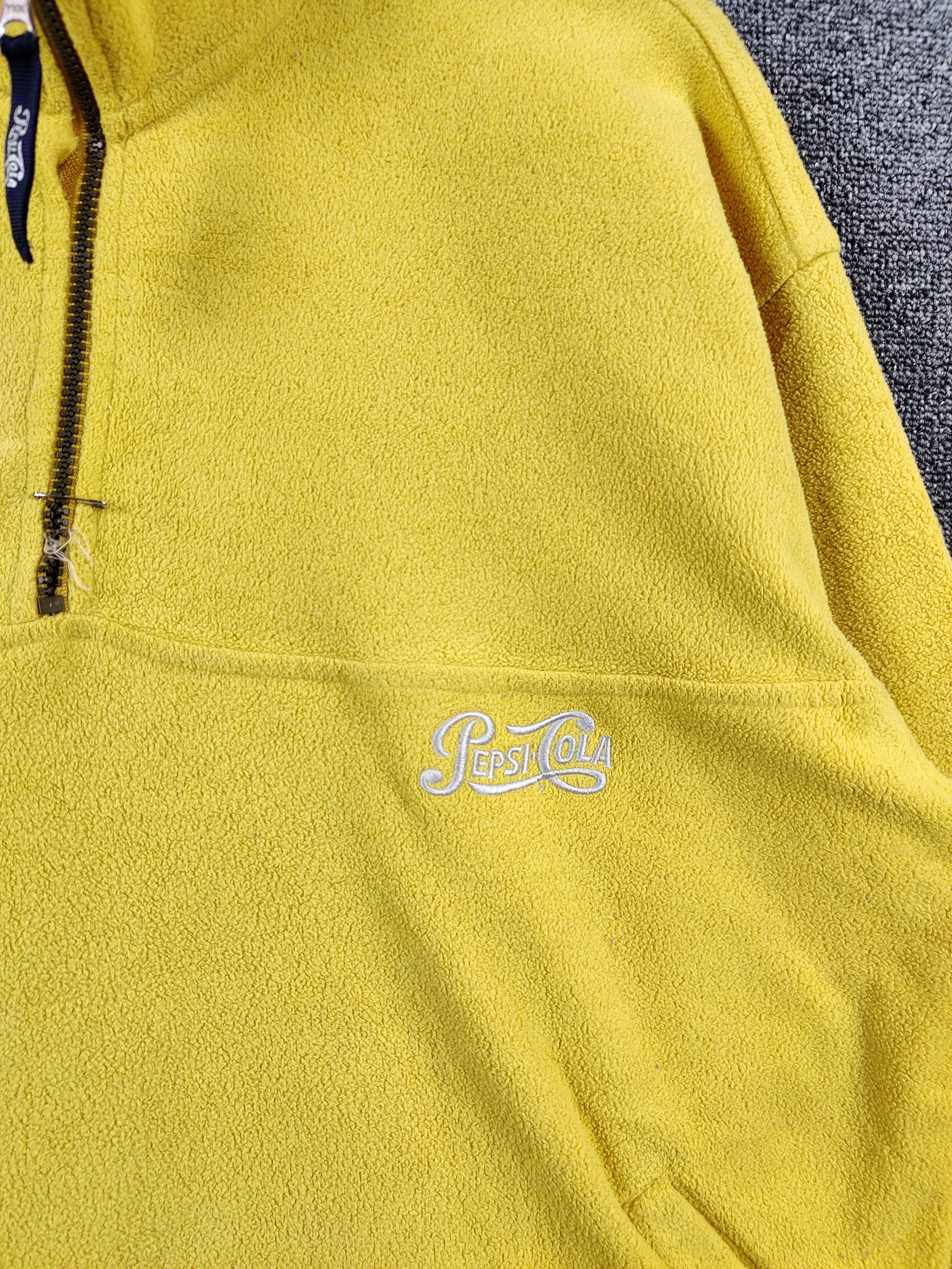 Coca Cola Vintage Pepsi Cola Fleece Half Zipper Jacket Size US L / EU 52-54 / 3 - 7 Thumbnail
