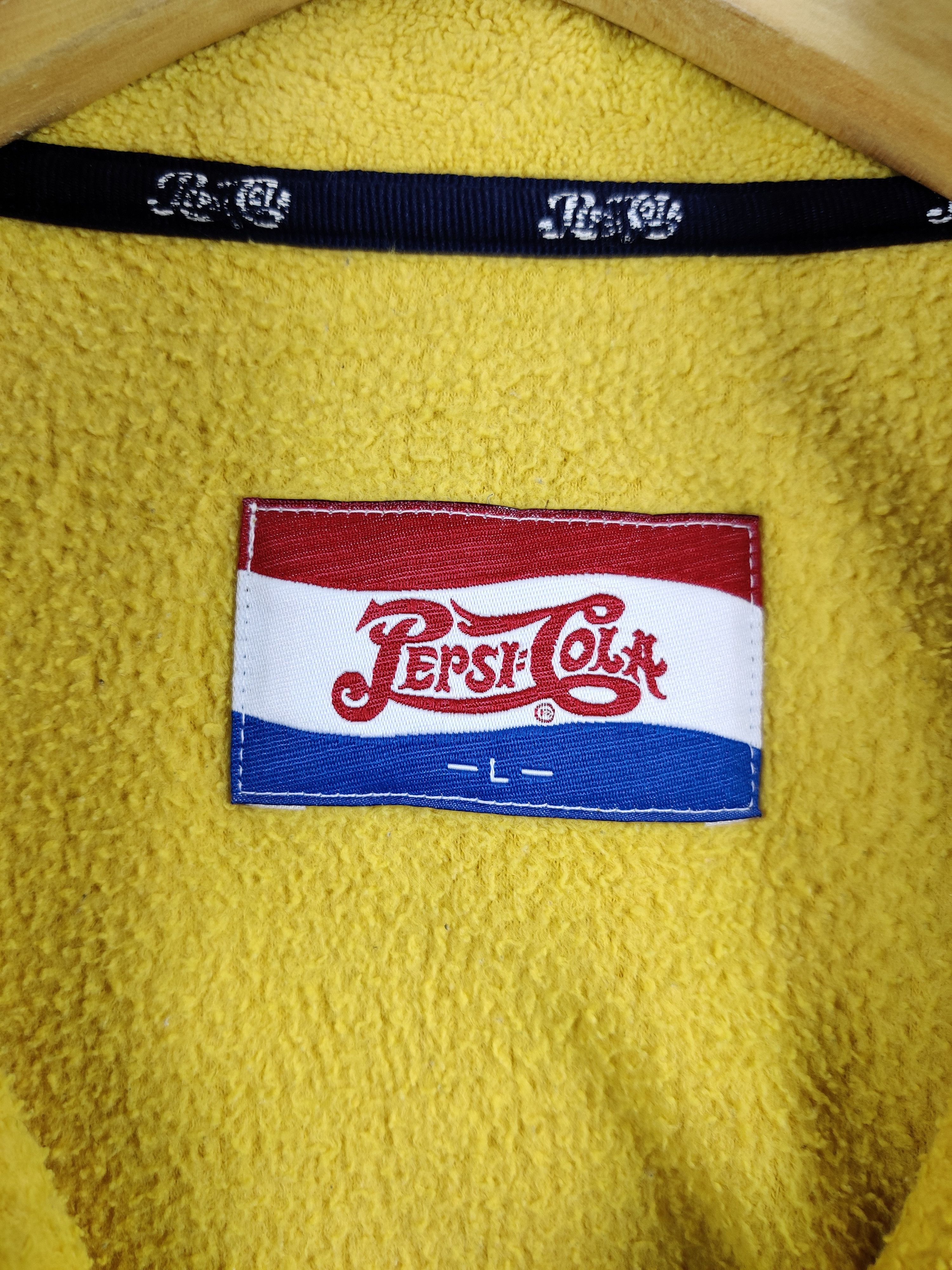 Coca Cola Vintage Pepsi Cola Fleece Half Zipper Jacket Size US L / EU 52-54 / 3 - 10 Thumbnail