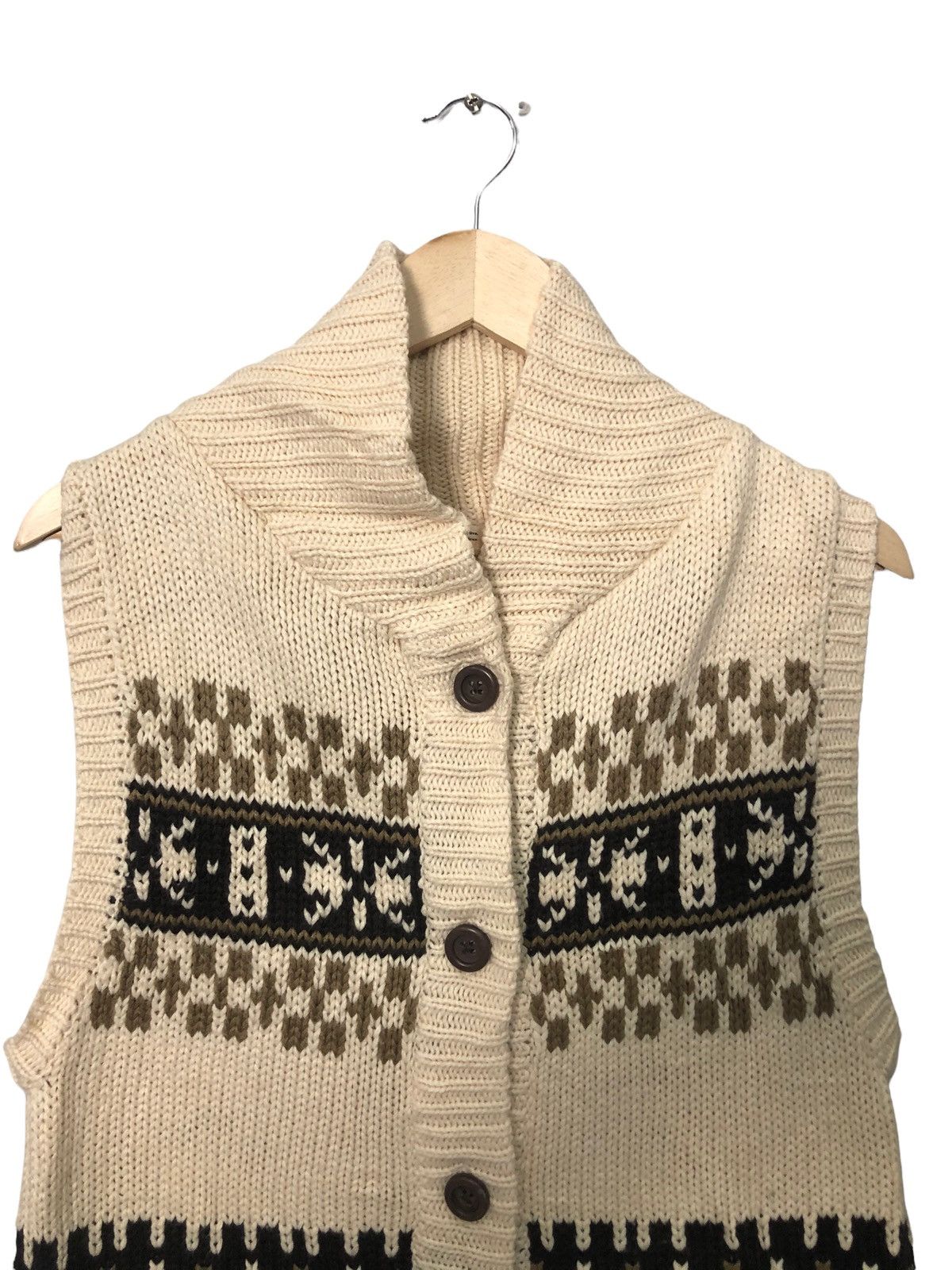 Aran Isles Knitwear Vintage Heart Market Button Ups Knitwear Vest Size US S / EU 44-46 / 1 - 3 Thumbnail