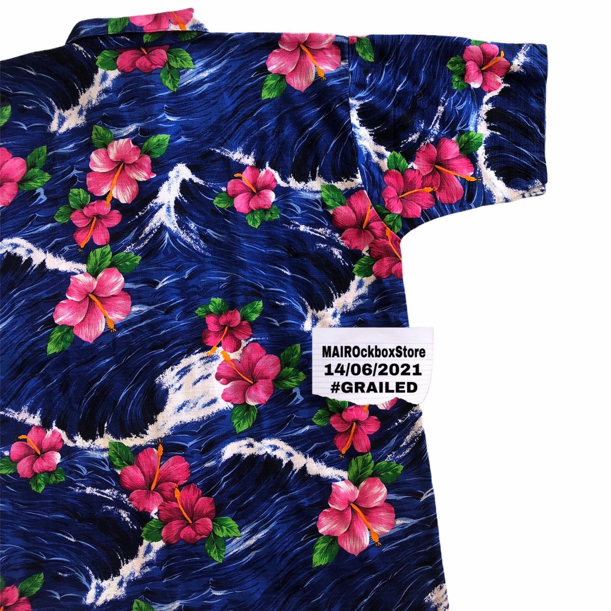 Batik Bay Vintage Hawaiian Shirt Cotton Barkcloth Big Size Size US XXL / EU 58 / 5 - 6 Thumbnail