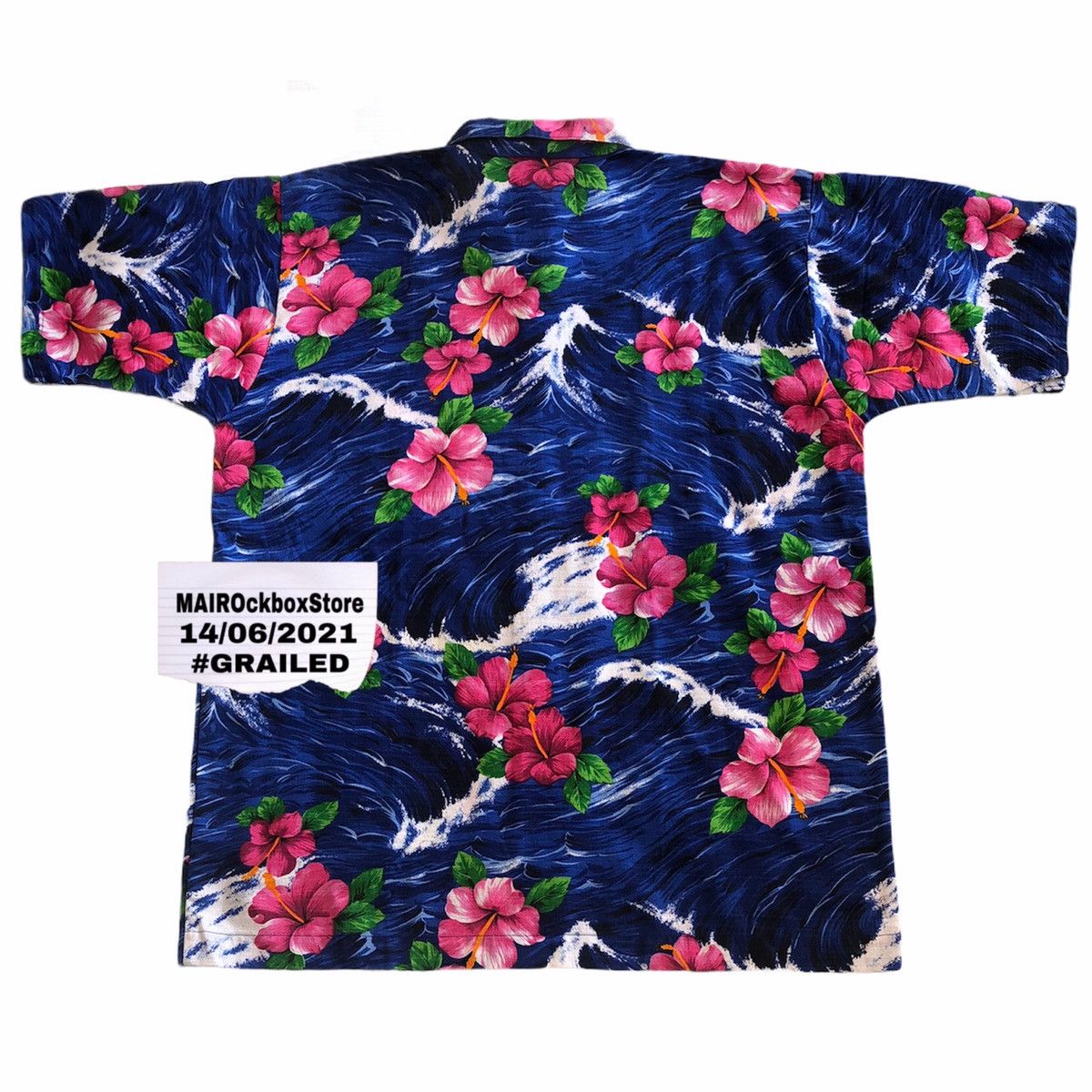 Batik Bay Vintage Hawaiian Shirt Cotton Barkcloth Big Size Size US XXL / EU 58 / 5 - 5 Thumbnail