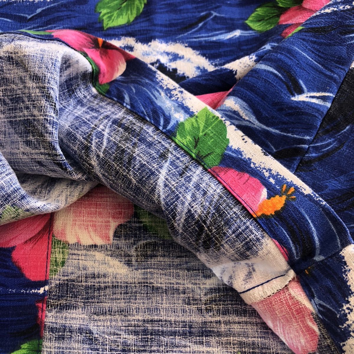 Batik Bay Vintage Hawaiian Shirt Cotton Barkcloth Big Size Size US XXL / EU 58 / 5 - 11 Thumbnail