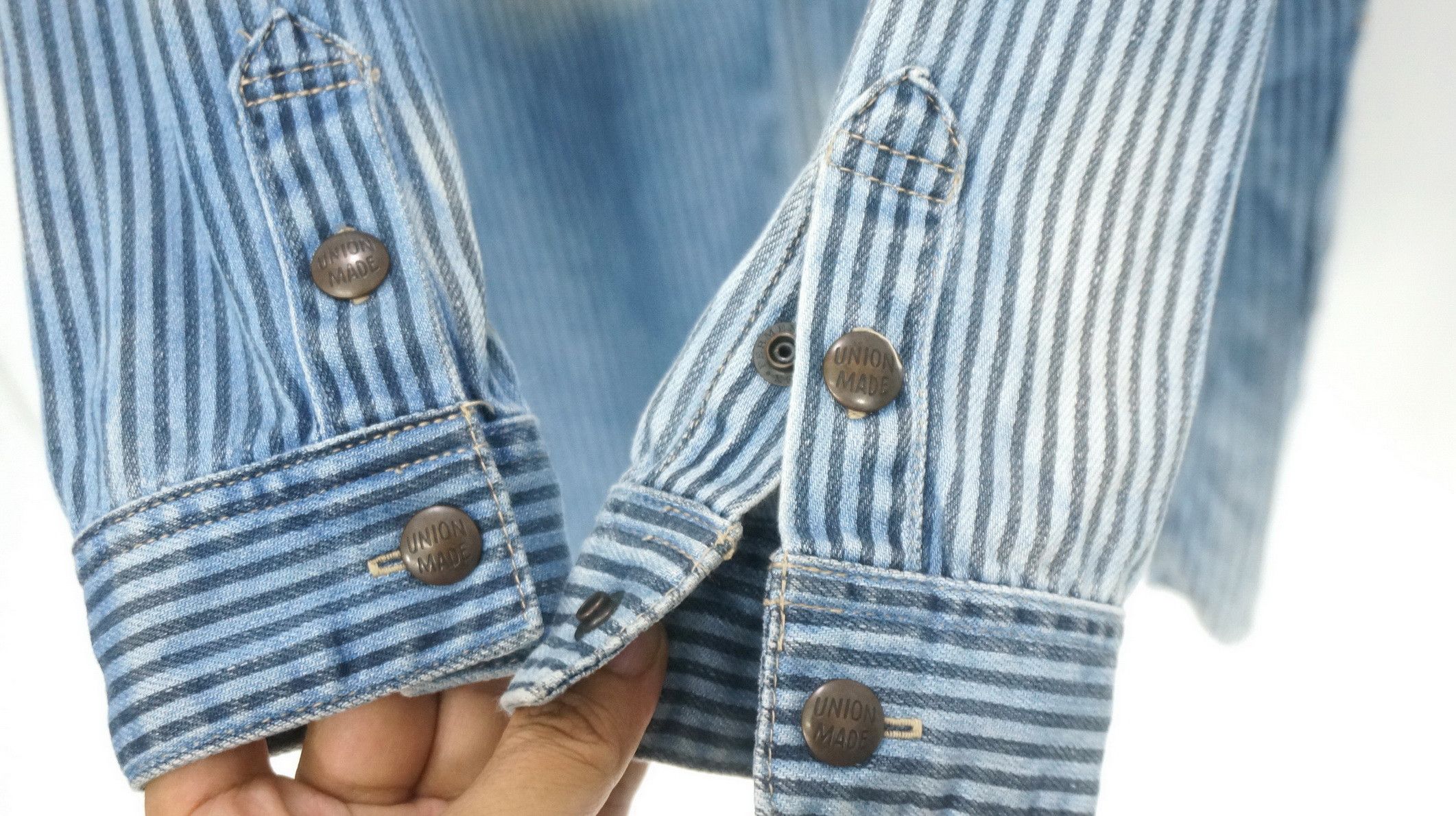 Japanese Brand Rare! Japan CEPO & Denim Union Made Women's Denim Shirt Size M / US 6-8 / IT 42-44 - 10 Thumbnail