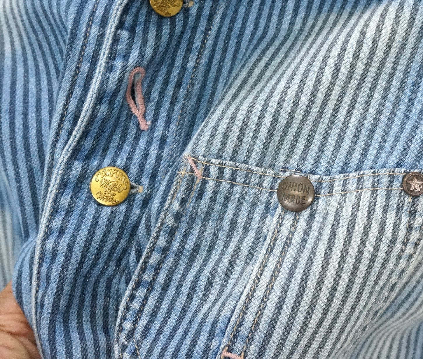 Japanese Brand Rare! Japan CEPO & Denim Union Made Women's Denim Shirt Size M / US 6-8 / IT 42-44 - 5 Thumbnail