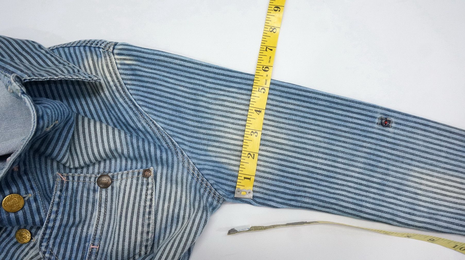 Japanese Brand Rare! Japan CEPO & Denim Union Made Women's Denim Shirt Size M / US 6-8 / IT 42-44 - 15 Thumbnail