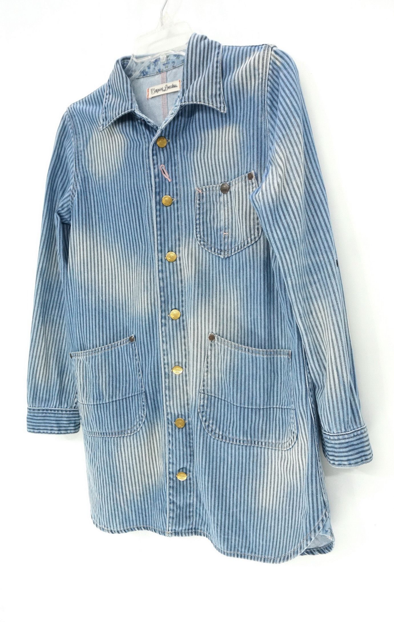 Japanese Brand Rare! Japan CEPO & Denim Union Made Women's Denim Shirt Size M / US 6-8 / IT 42-44 - 4 Thumbnail