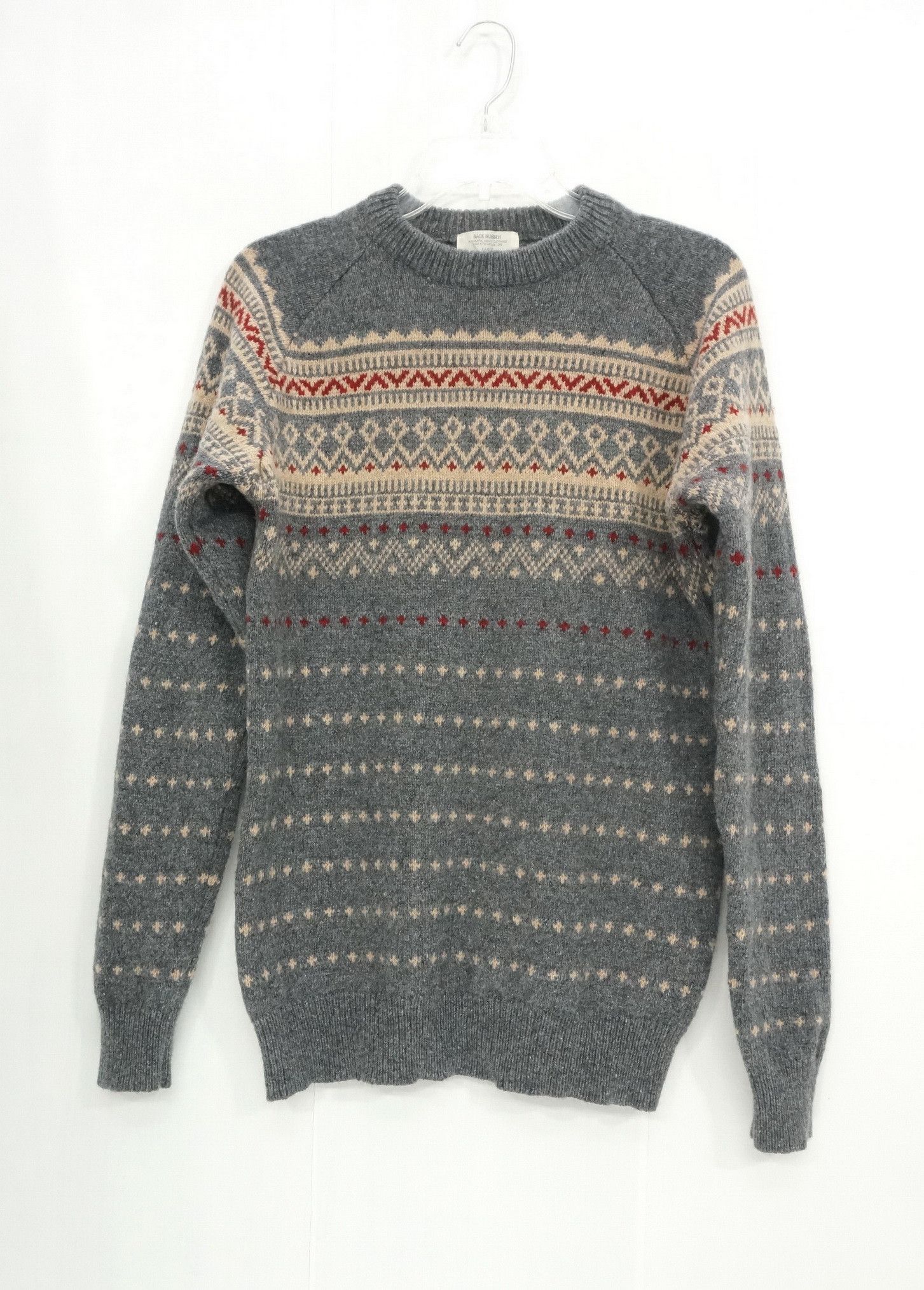 Japanese Brand Japan BACK NUMBER Native Wool Sweater Size US S / EU 44-46 / 1 - 2 Thumbnail