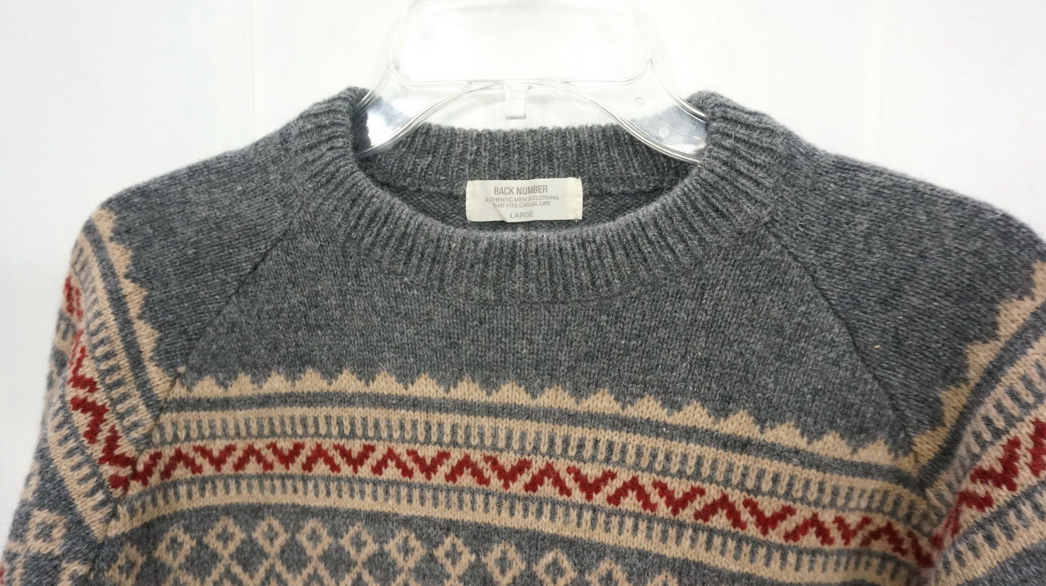 Japanese Brand Japan BACK NUMBER Native Wool Sweater Size US S / EU 44-46 / 1 - 4 Thumbnail