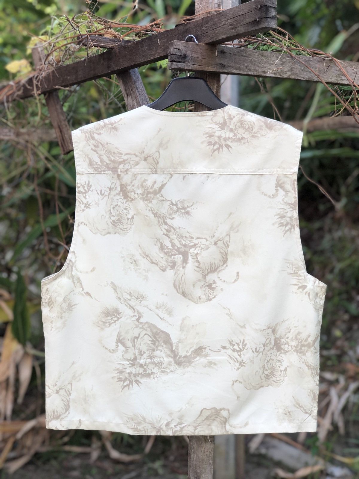 Japanese Brand Vintage 90's Vest Tiger Motive Japan Tradisional by Toraichi Size US XL / EU 56 / 4 - 4 Thumbnail
