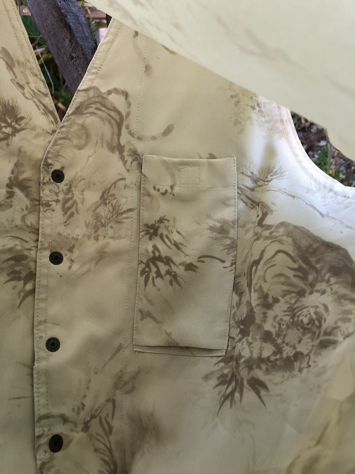 Japanese Brand Vintage 90's Vest Tiger Motive Japan Tradisional by Toraichi Size US XL / EU 56 / 4 - 12 Thumbnail