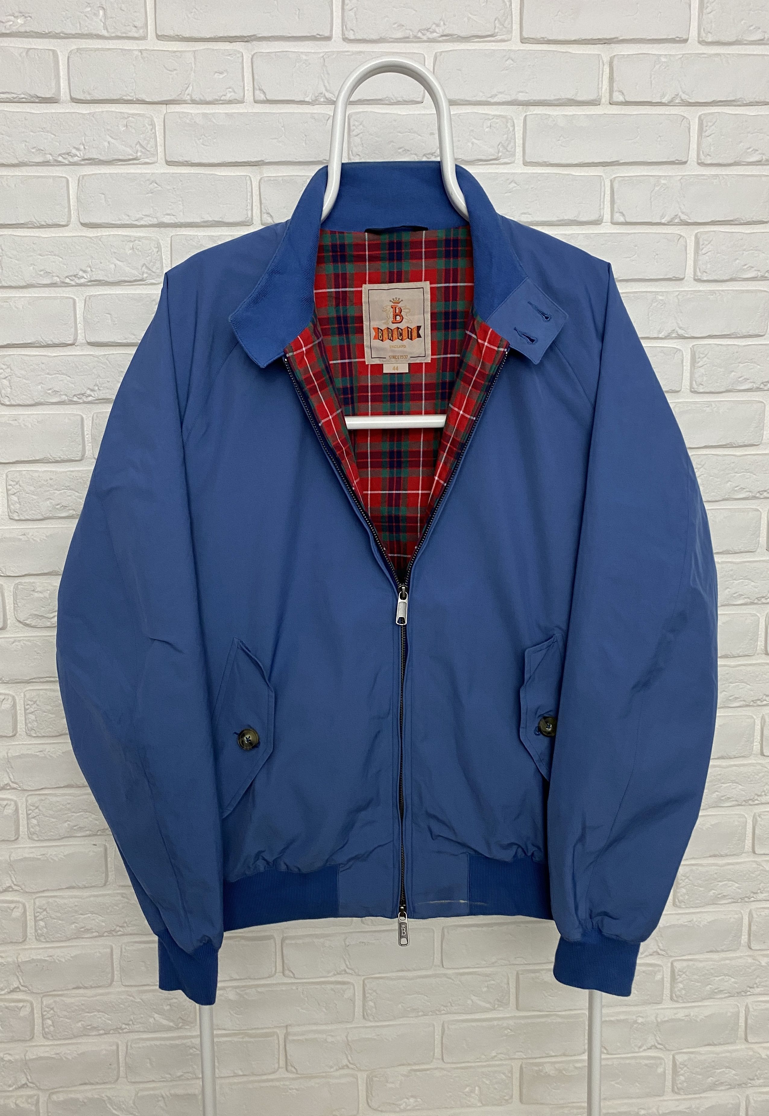BARACUTA G9 Bomber Jacket Harrington Size 44 L Royal Blue
