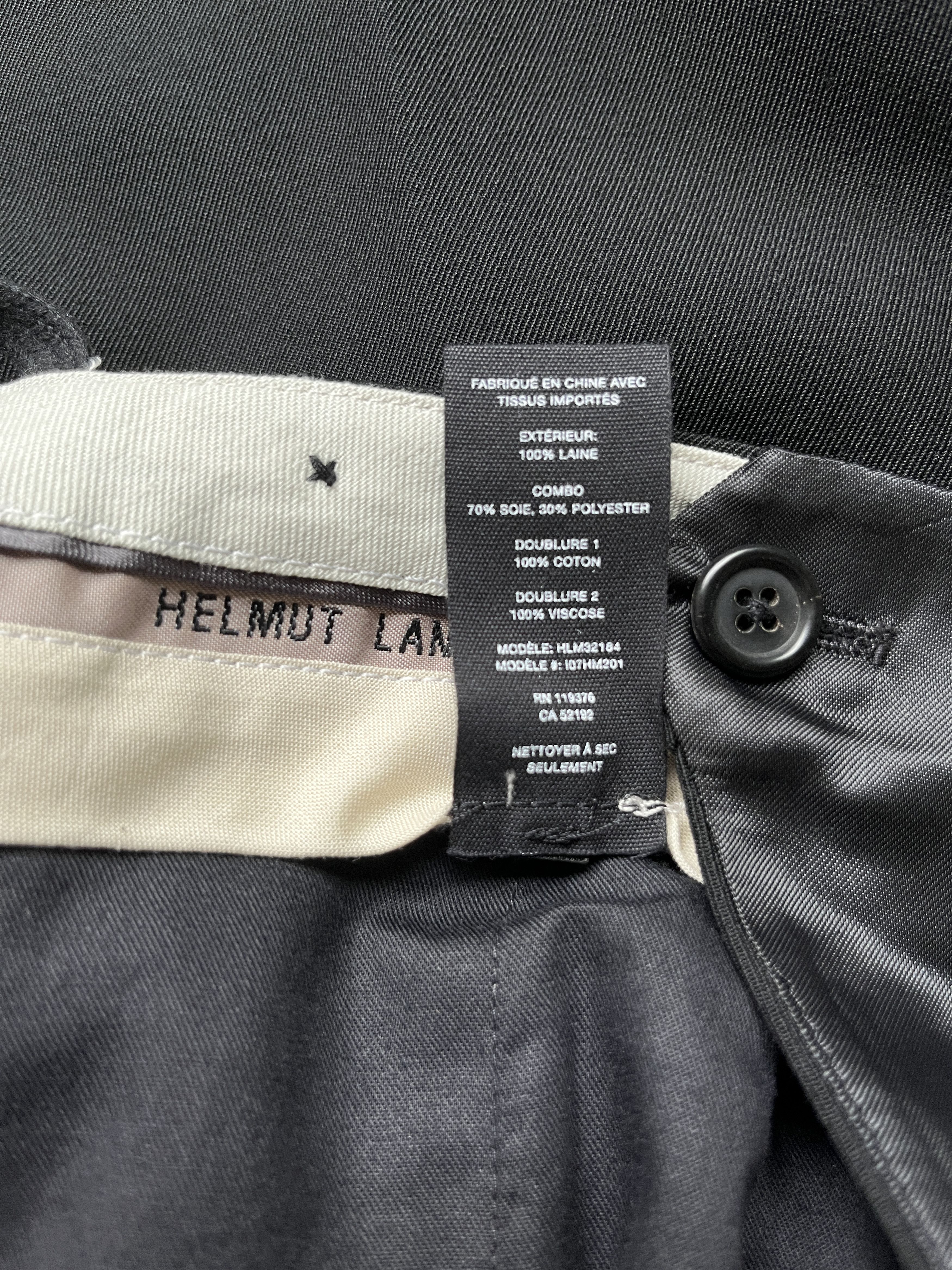 Helmut Lang ⚡️QUICK SALE⚡️Helmut Lang Black Pants Trousers Size US 30 / EU 46 - 5 Thumbnail