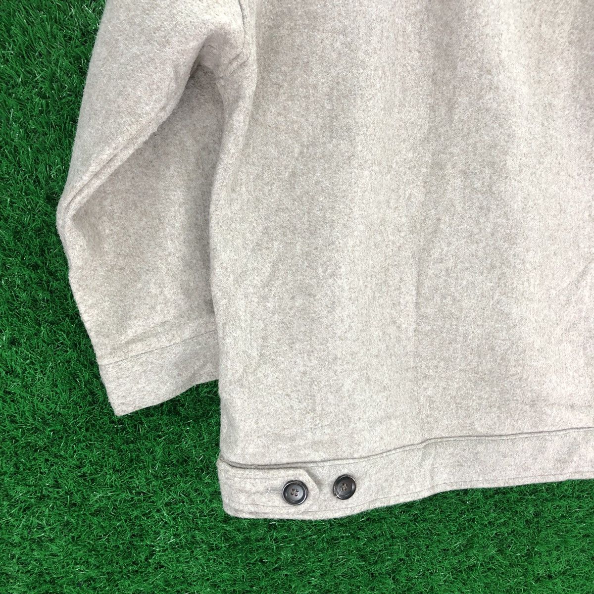 Japanese Brand Vintage Wool Shirts Baggy Style Double Pocket Button Up Size US XL / EU 56 / 4 - 6 Thumbnail