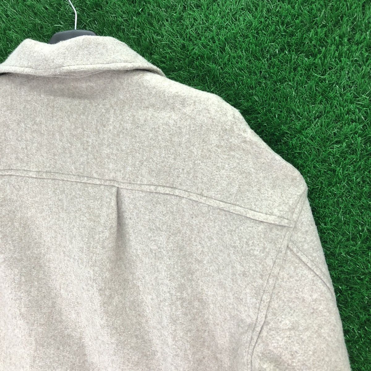 Japanese Brand Vintage Wool Shirts Baggy Style Double Pocket Button Up Size US XL / EU 56 / 4 - 5 Thumbnail