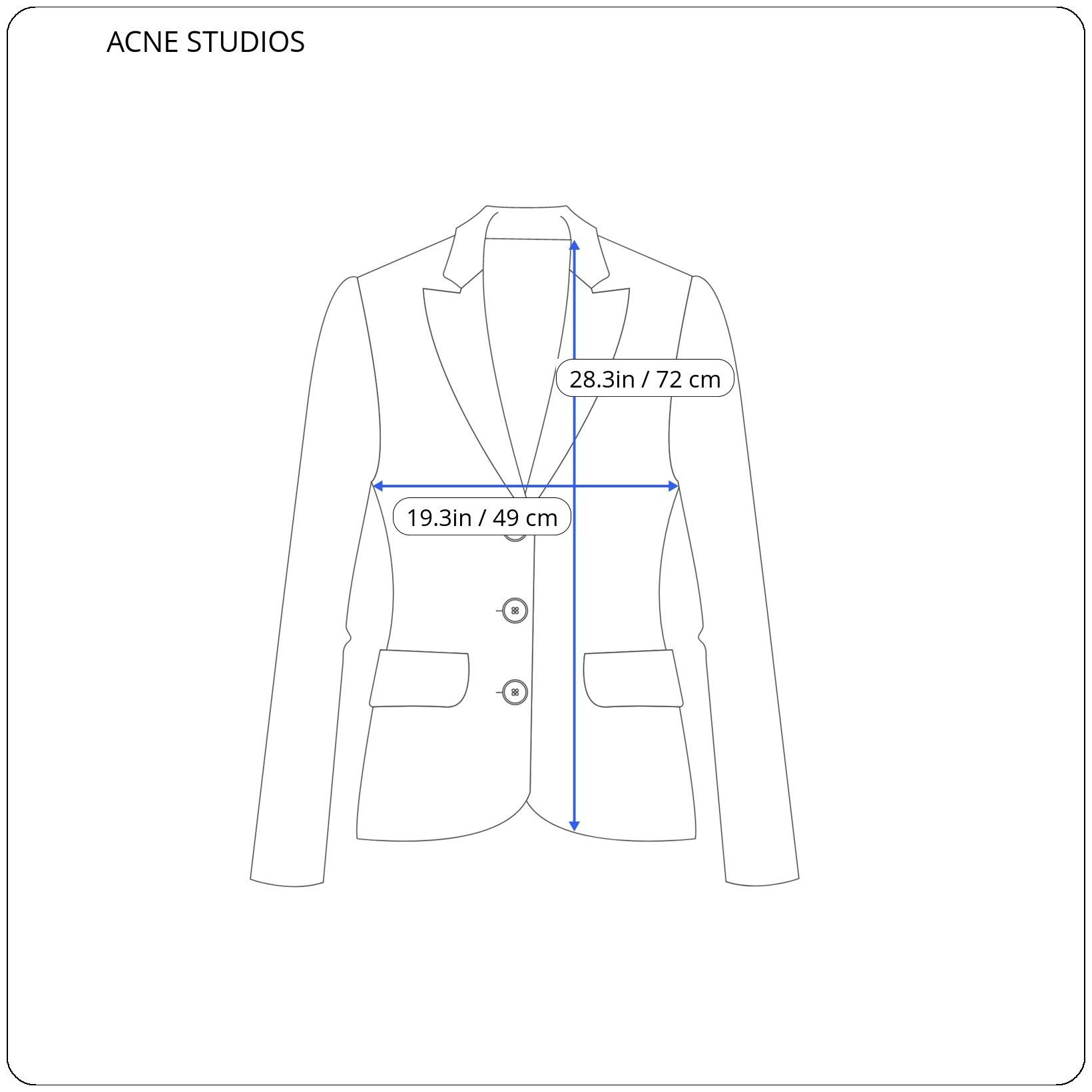 Acne Studios ⚡️QUICK SALE⚡️Acne Studios Grey Blazer Jacket Size US S / EU 44-46 / 1 - 6 Thumbnail