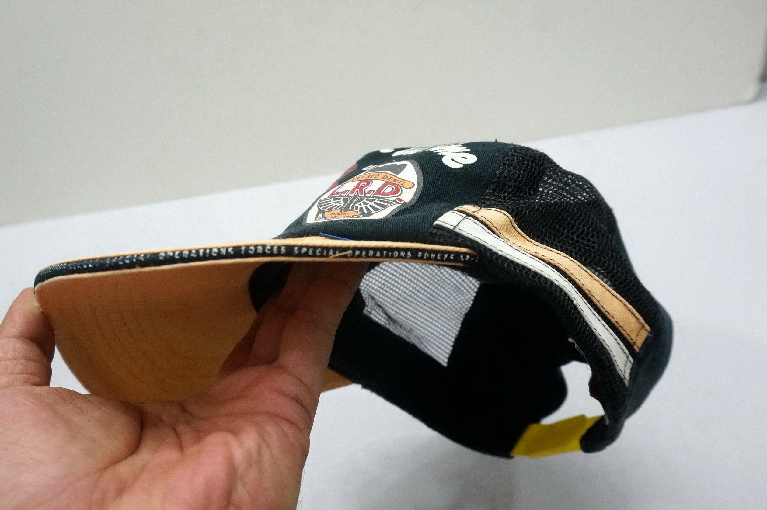 Lucky Brand × Tedman × Vintage Rare! Vintage TEDMAN'S Lucky Devil Car Race Worn Cap Size ONE SIZE - 14 Thumbnail