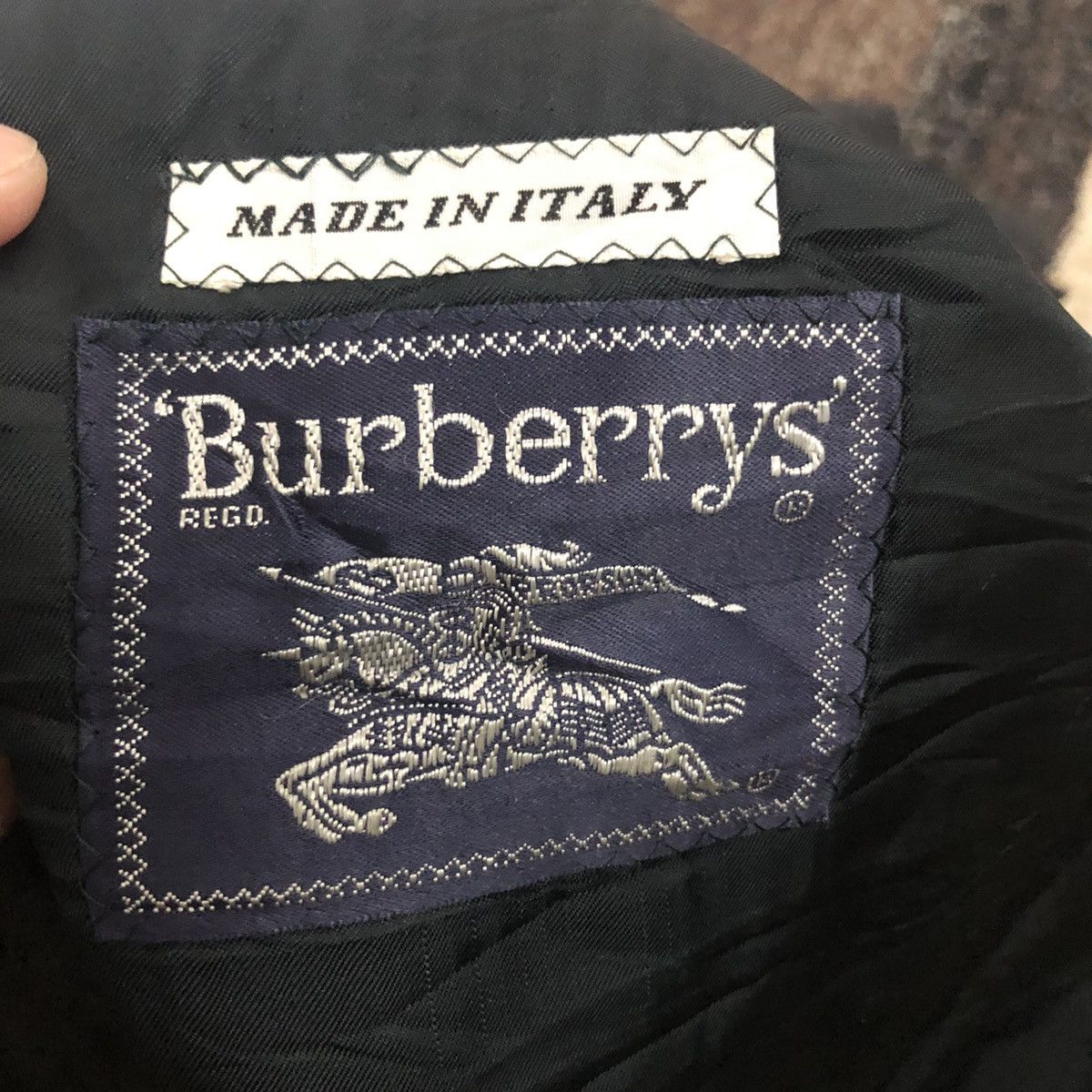Burberry Vintage Burberrys Blazer Coat Jacket Made in Italy Size US M / EU 48-50 / 2 - 9 Thumbnail