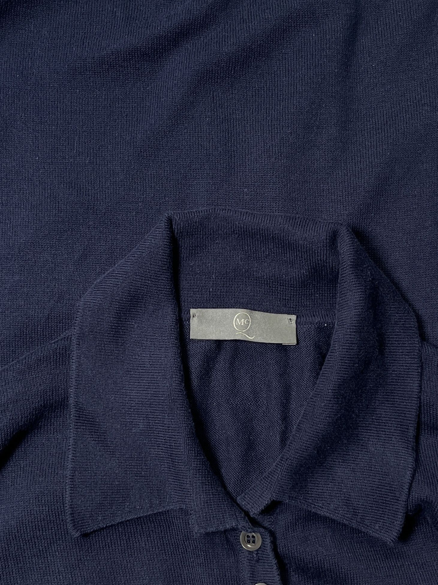 Alexander McQueen ⚡️QUICK SALE⚡️2000s' Alexander McQueen Navy Polo Knit Size US S / EU 44-46 / 1 - 3 Thumbnail