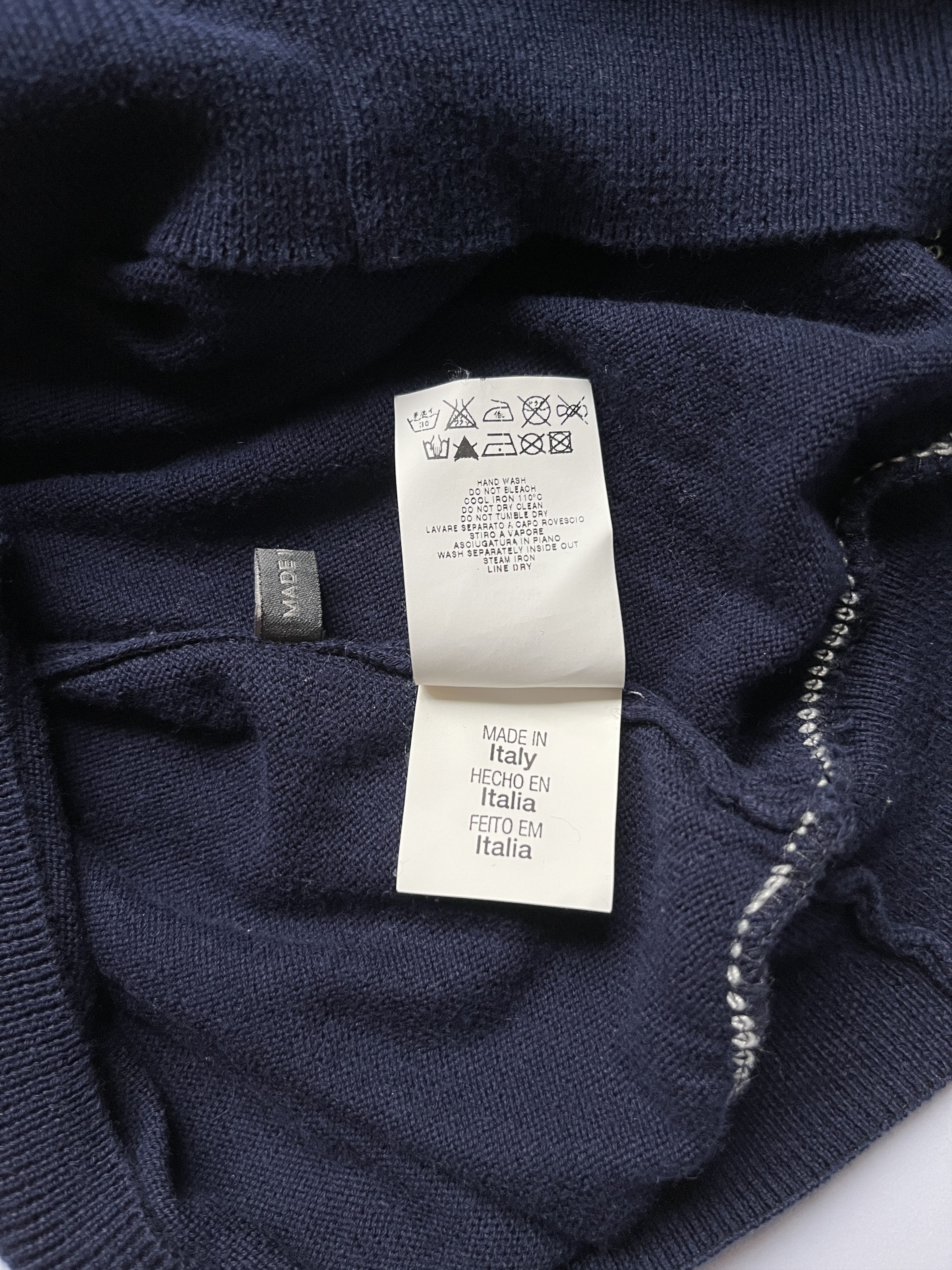 Alexander McQueen ⚡️QUICK SALE⚡️2000s' Alexander McQueen Navy Polo Knit Size US S / EU 44-46 / 1 - 6 Thumbnail