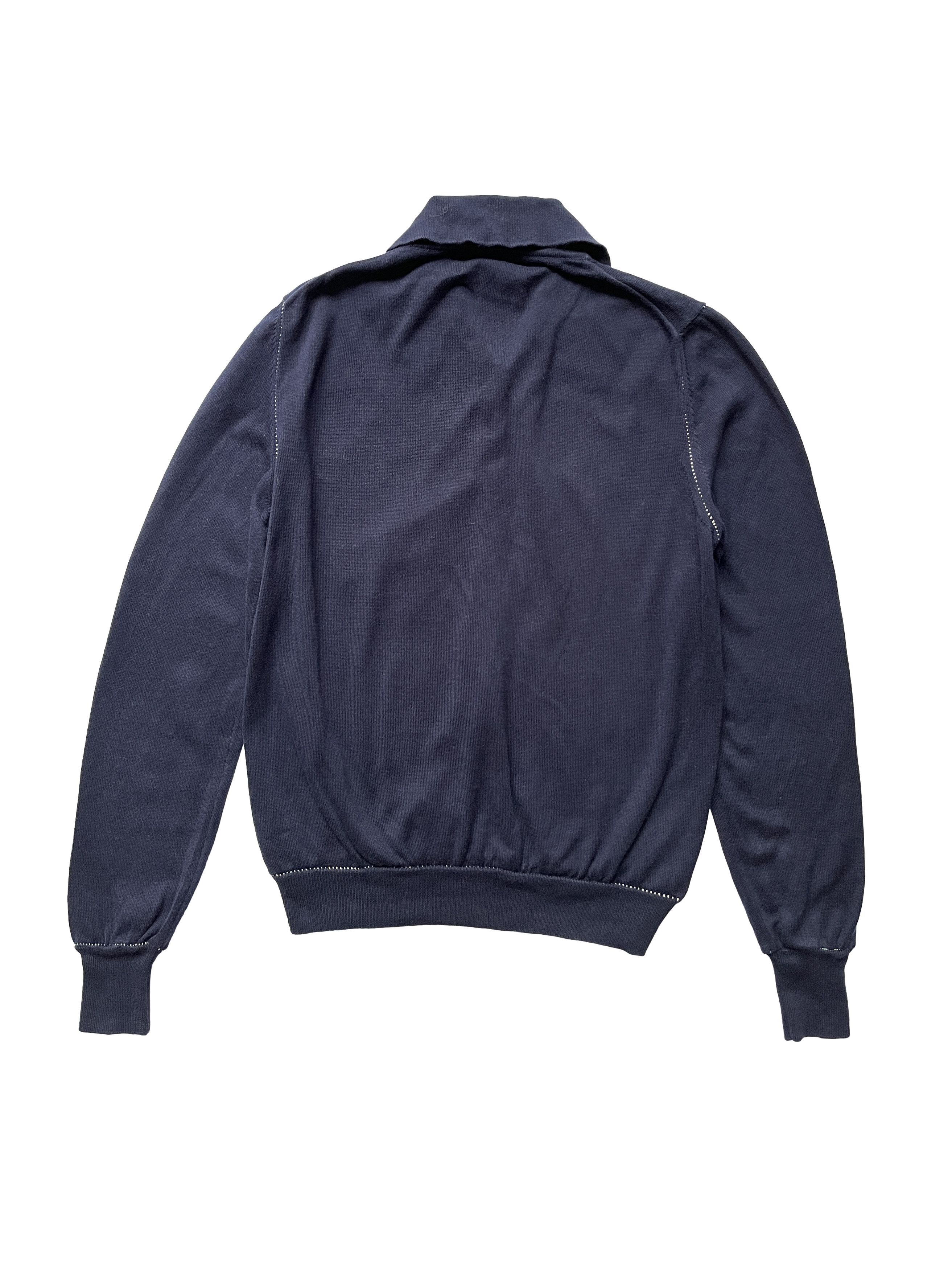 Alexander McQueen ⚡️QUICK SALE⚡️2000s' Alexander McQueen Navy Polo Knit Size US S / EU 44-46 / 1 - 2 Thumbnail