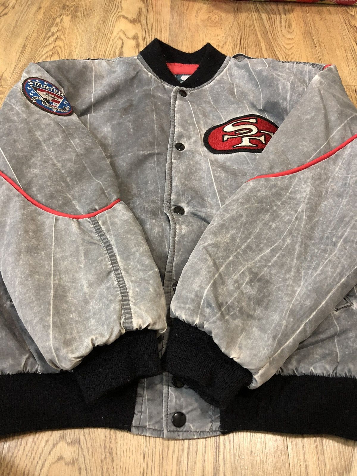 NFL × Starter × Vintage Vintage 80’s Starter San Francisco 49ers bomber jacket Size US L / EU 52-54 / 3 - 11 Thumbnail