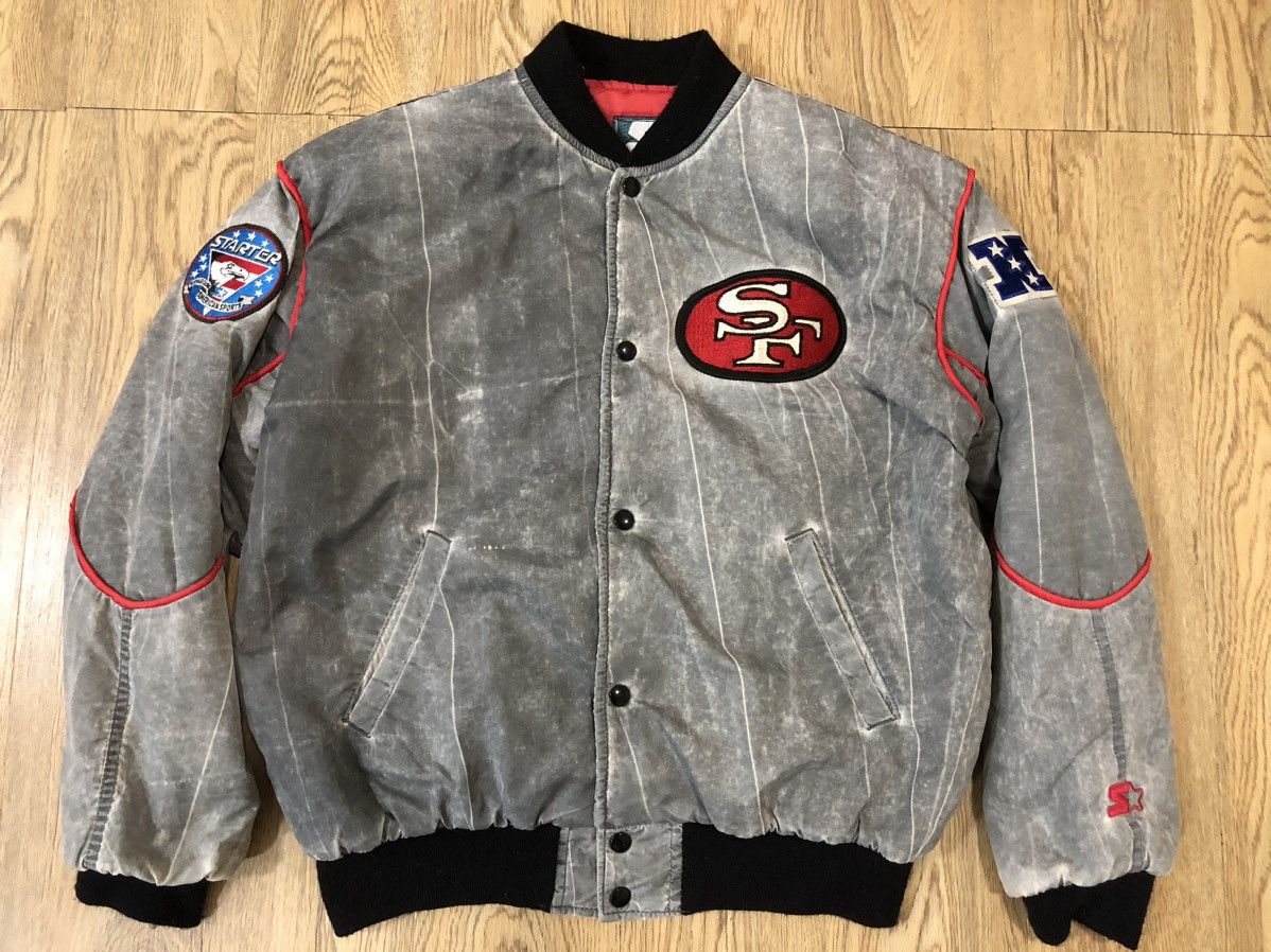 NFL × Starter × Vintage Vintage 80’s Starter San Francisco 49ers bomber jacket Size US L / EU 52-54 / 3 - 2 Thumbnail