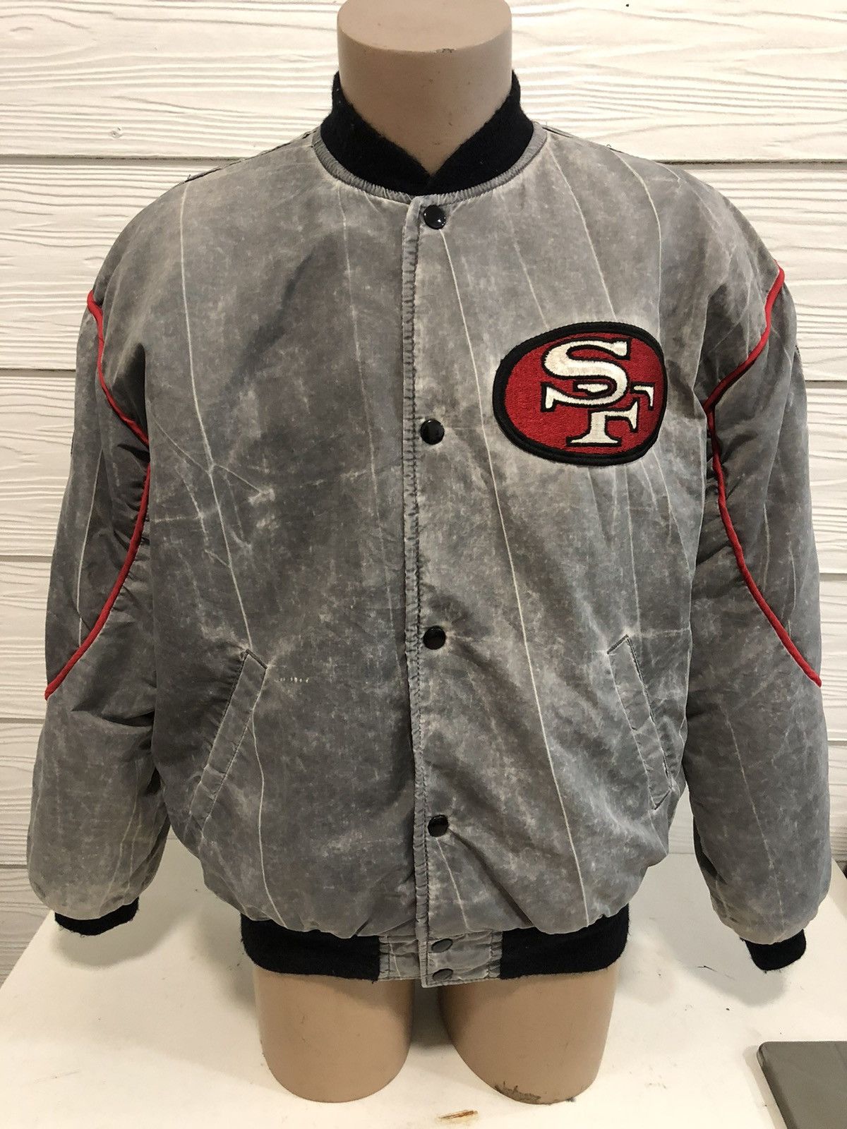 NFL × Starter × Vintage Vintage 80’s Starter San Francisco 49ers bomber jacket Size US L / EU 52-54 / 3 - 13 Thumbnail