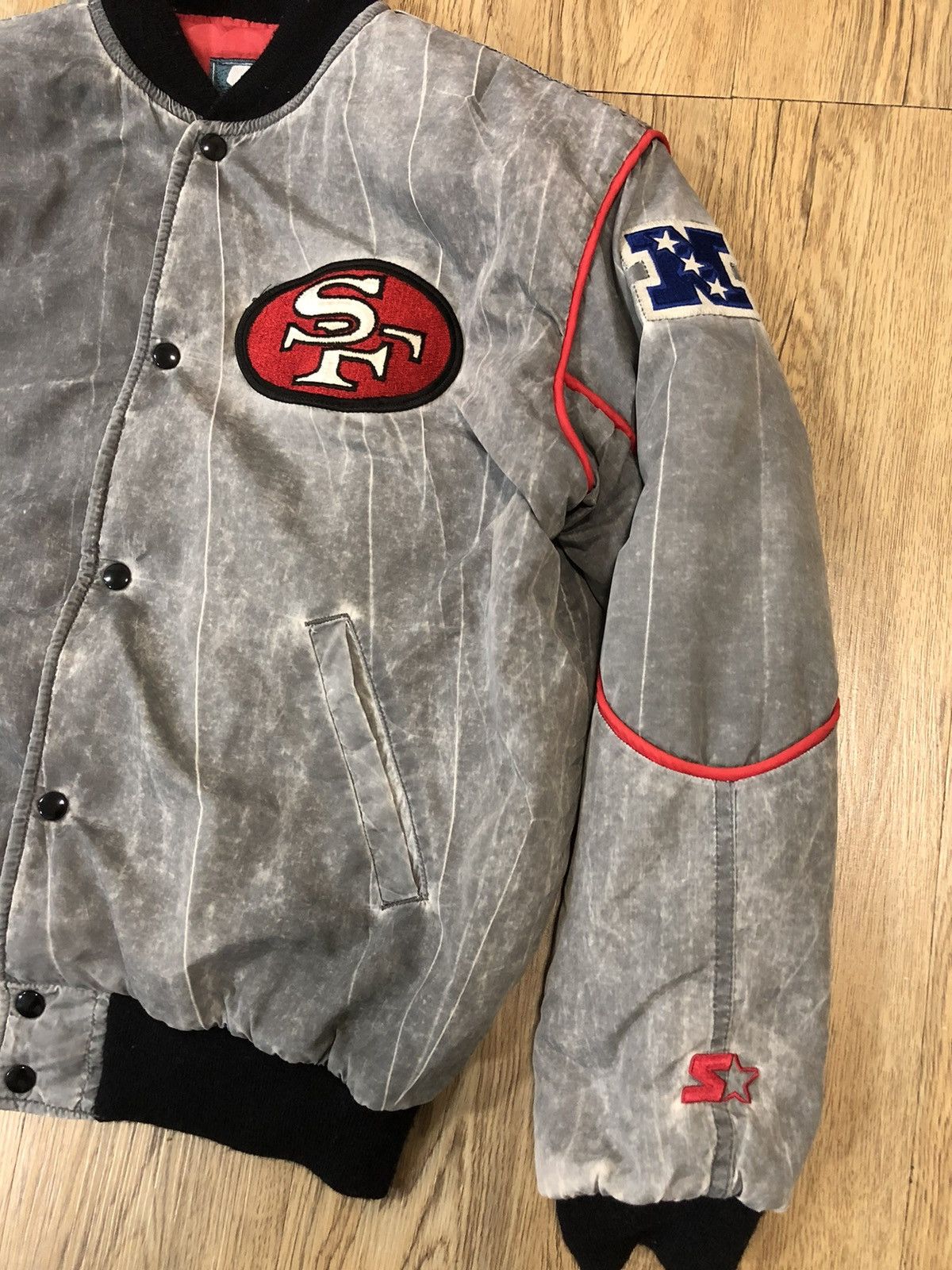 NFL × Starter × Vintage Vintage 80’s Starter San Francisco 49ers bomber jacket Size US L / EU 52-54 / 3 - 4 Thumbnail