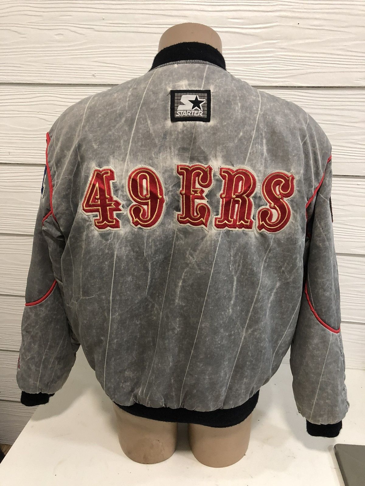 NFL × Starter × Vintage Vintage 80’s Starter San Francisco 49ers bomber jacket Size US L / EU 52-54 / 3 - 15 Thumbnail