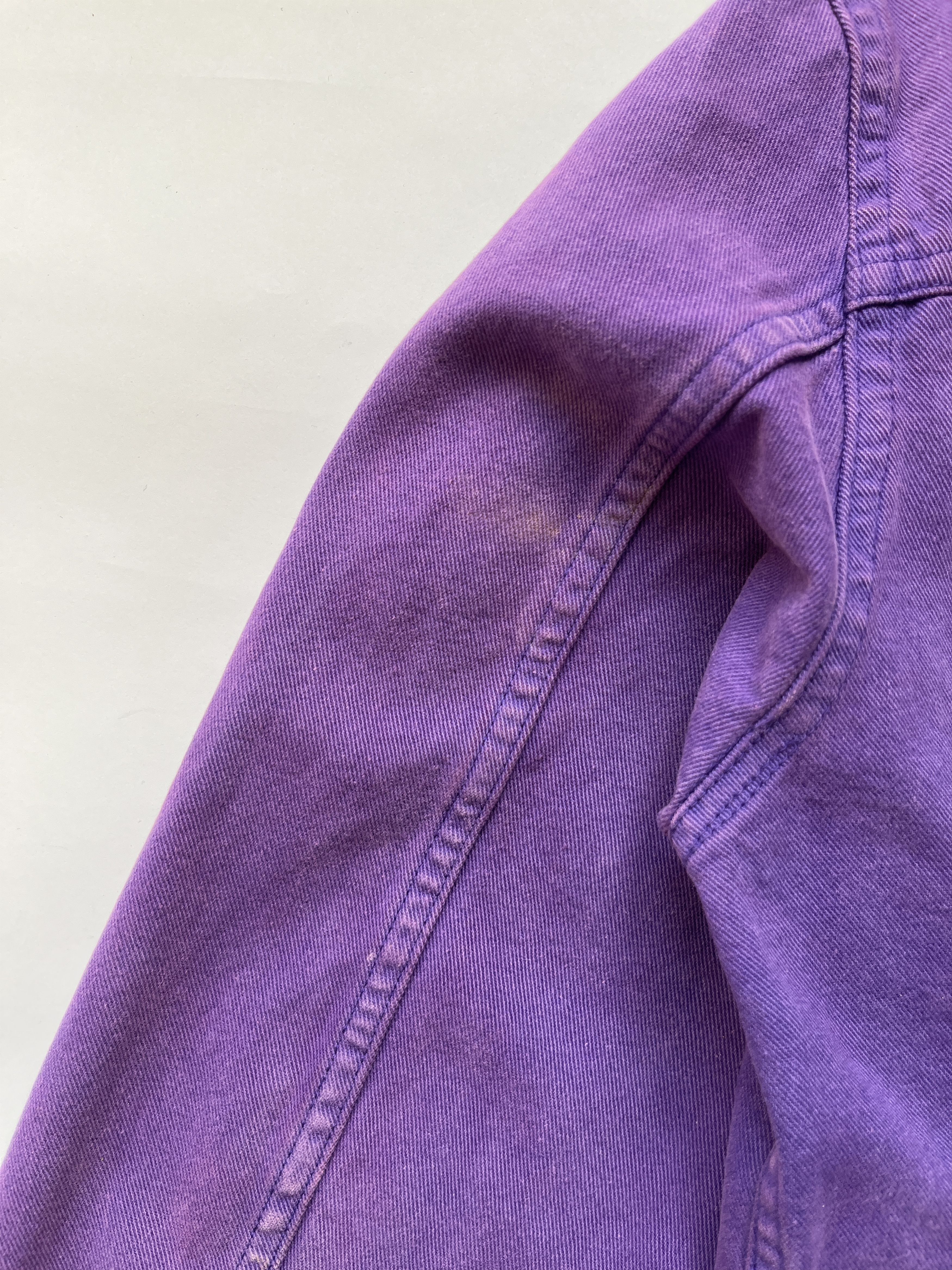 Katharine Hamnett London ⚡️QUICK SALE⚡️1980s' Katharine Hamnett Purple Denim Jacket Size US S / EU 44-46 / 1 - 7 Thumbnail
