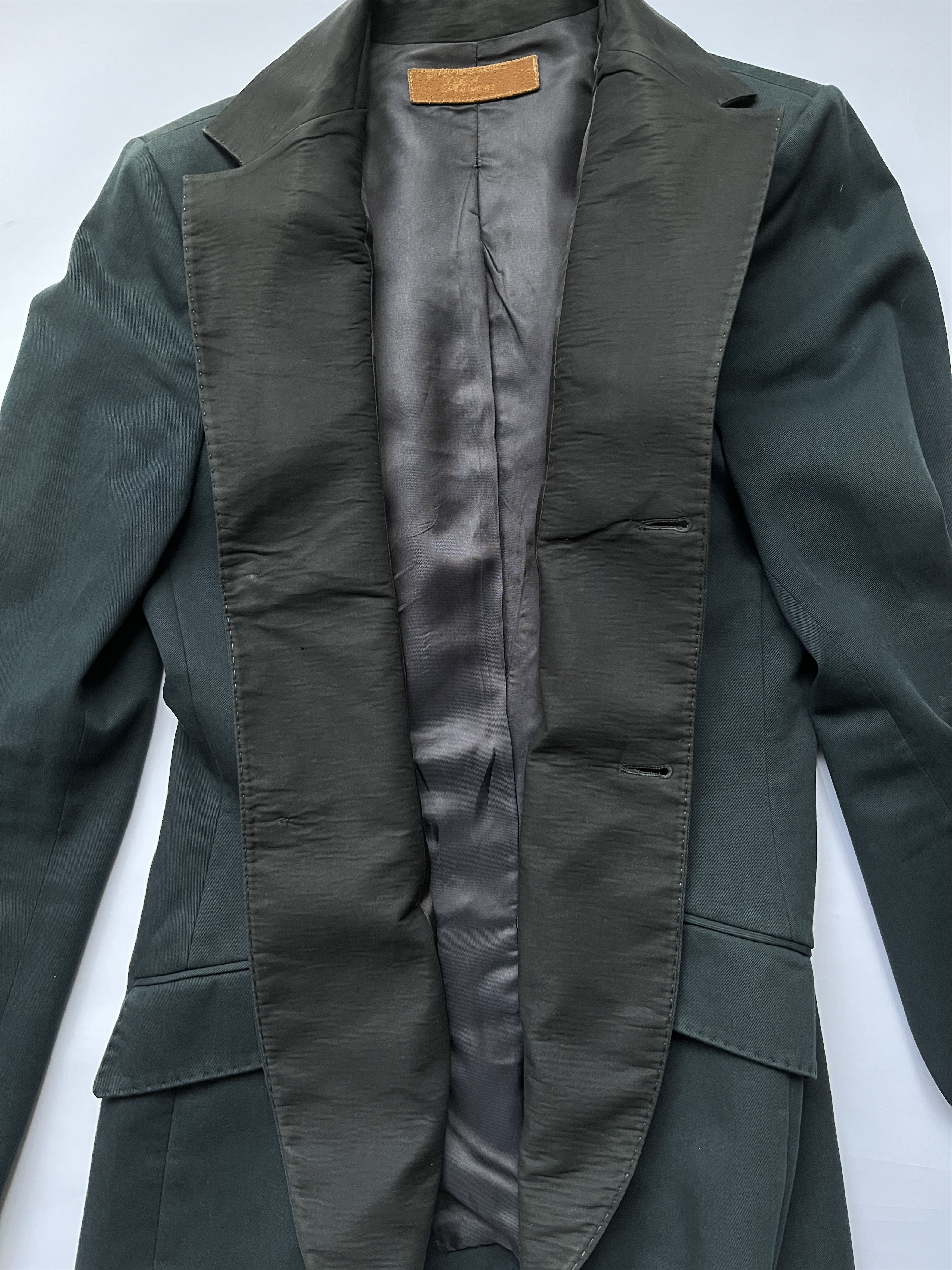 Alexander McQueen ⚡️QUICK SALE⚡️1990s' Alexander Mcqueen Petrol Green Blazer Size US M / EU 48-50 / 2 - 3 Thumbnail