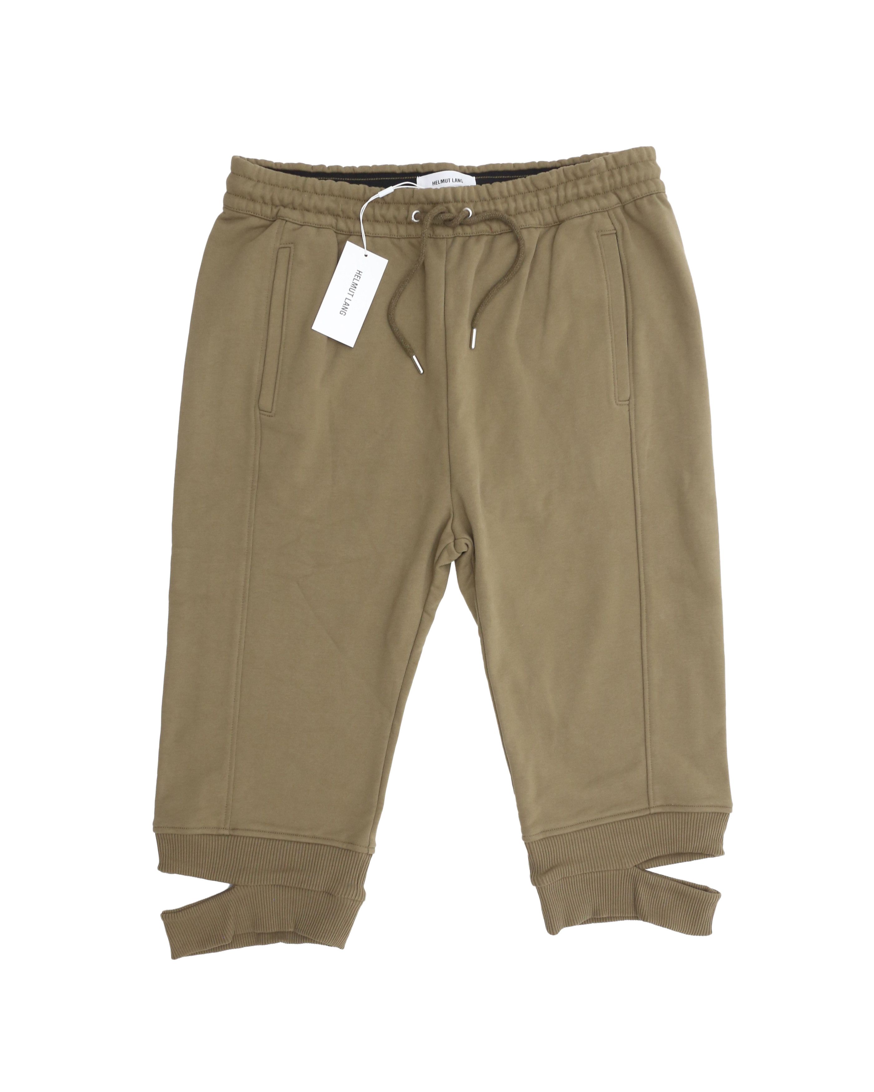Helmut Lang ⚡️QUICK SALE⚡️ Helmut Lang Khaki Sweatpants shorts Size US 34 / EU 50 - 1 Thumbnail