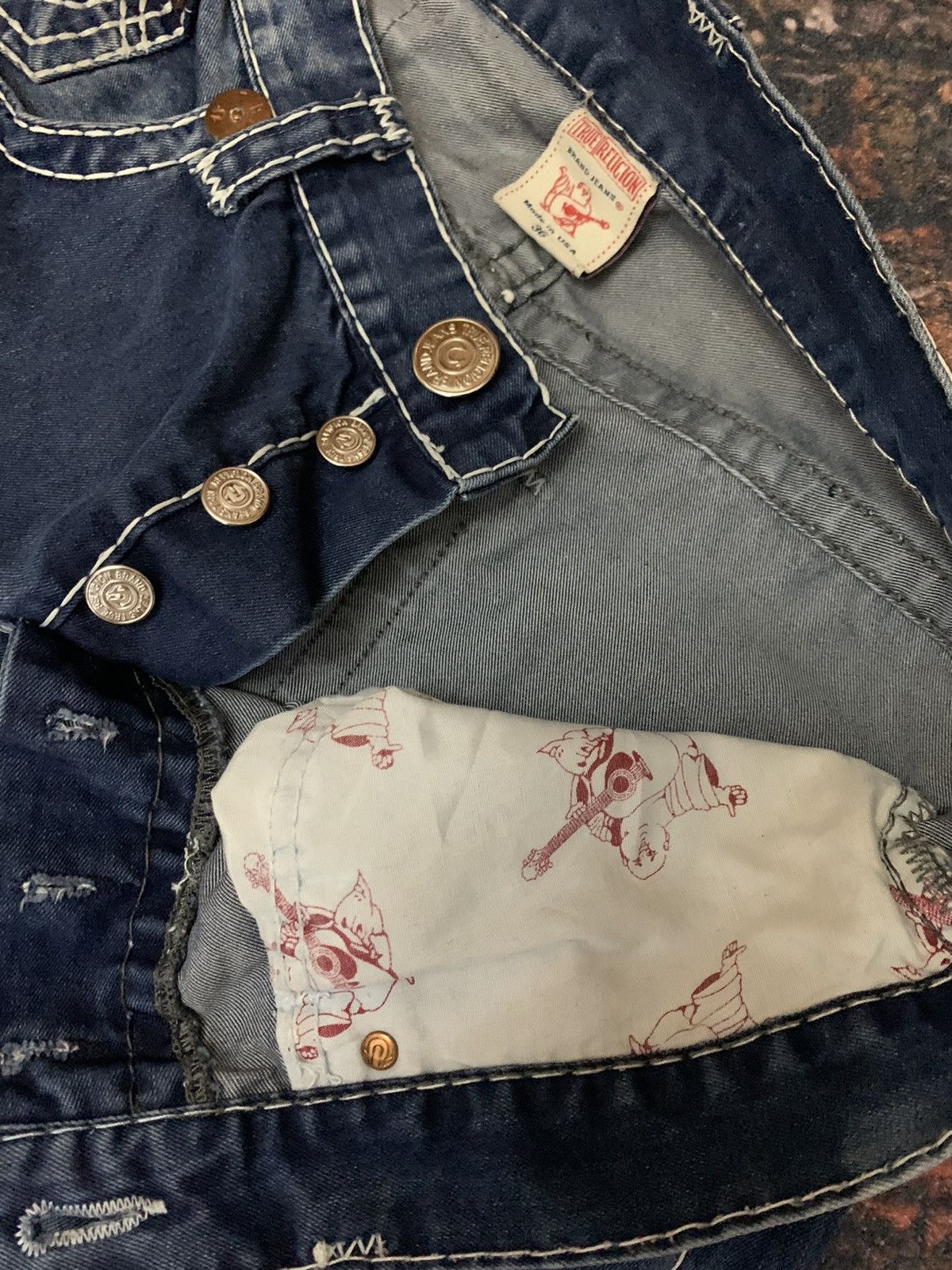 True Religion Vintage true religion baggy jeans Size US 36 / EU 52 - 8 Thumbnail
