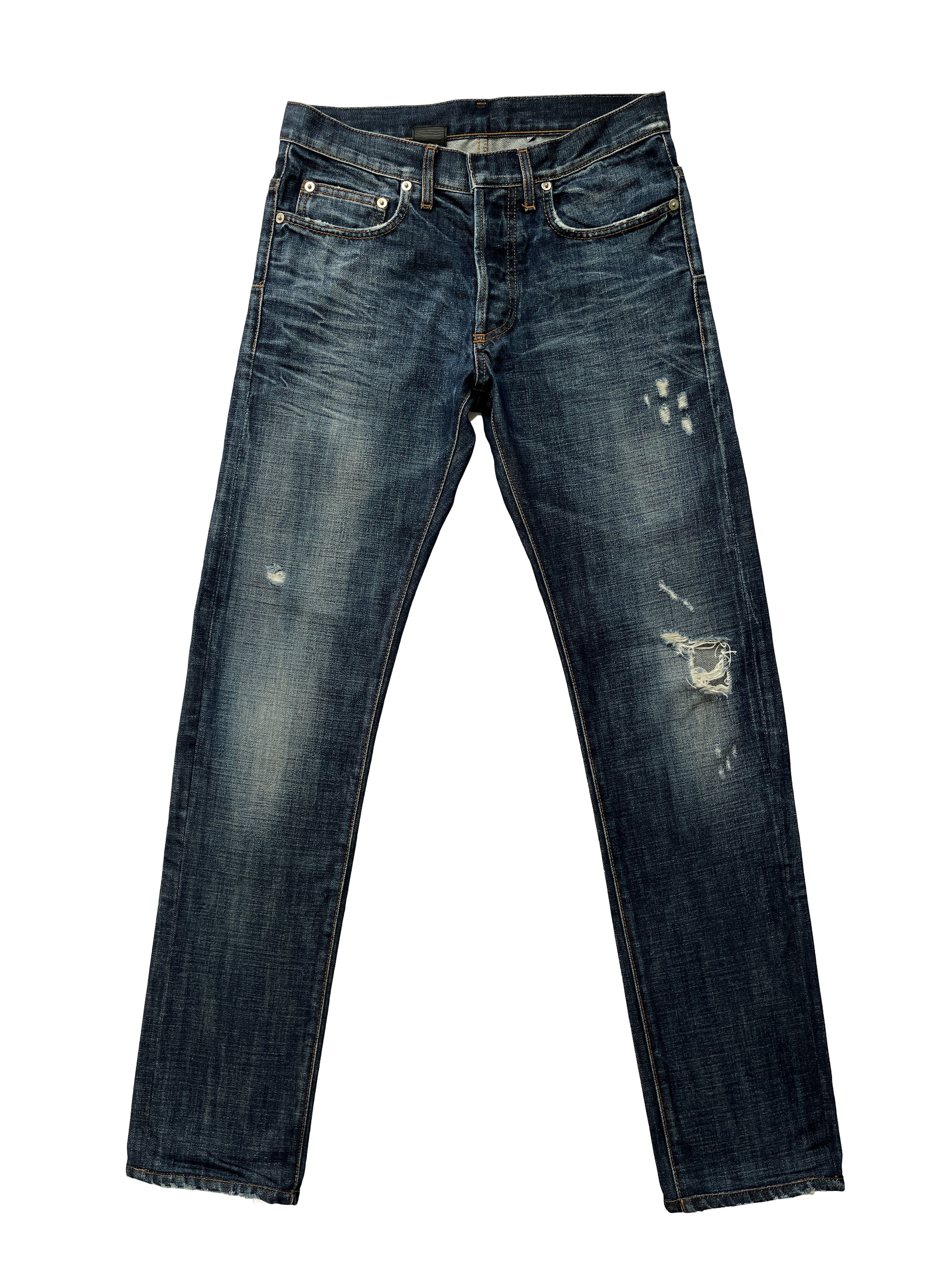 ⚡️QUICK SALE⚡️Dior Hedi Slimane Blue Distressed Jeans Pants