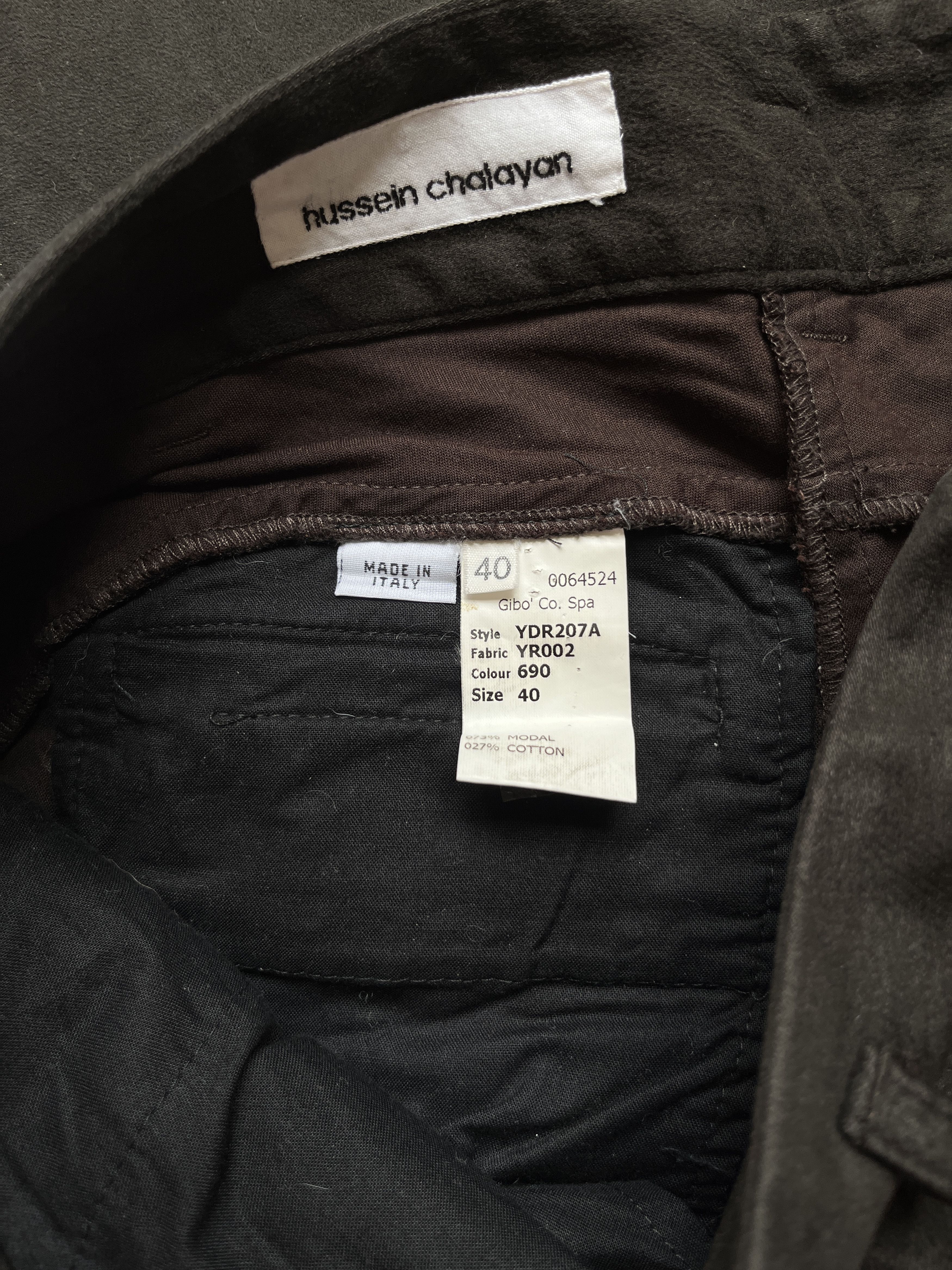 Hussein Chalayan ⚡️QUICK SALE⚡️1990s' Hussein Chalayan Dark Brown Trousers Size US 30 / EU 46 - 5 Thumbnail