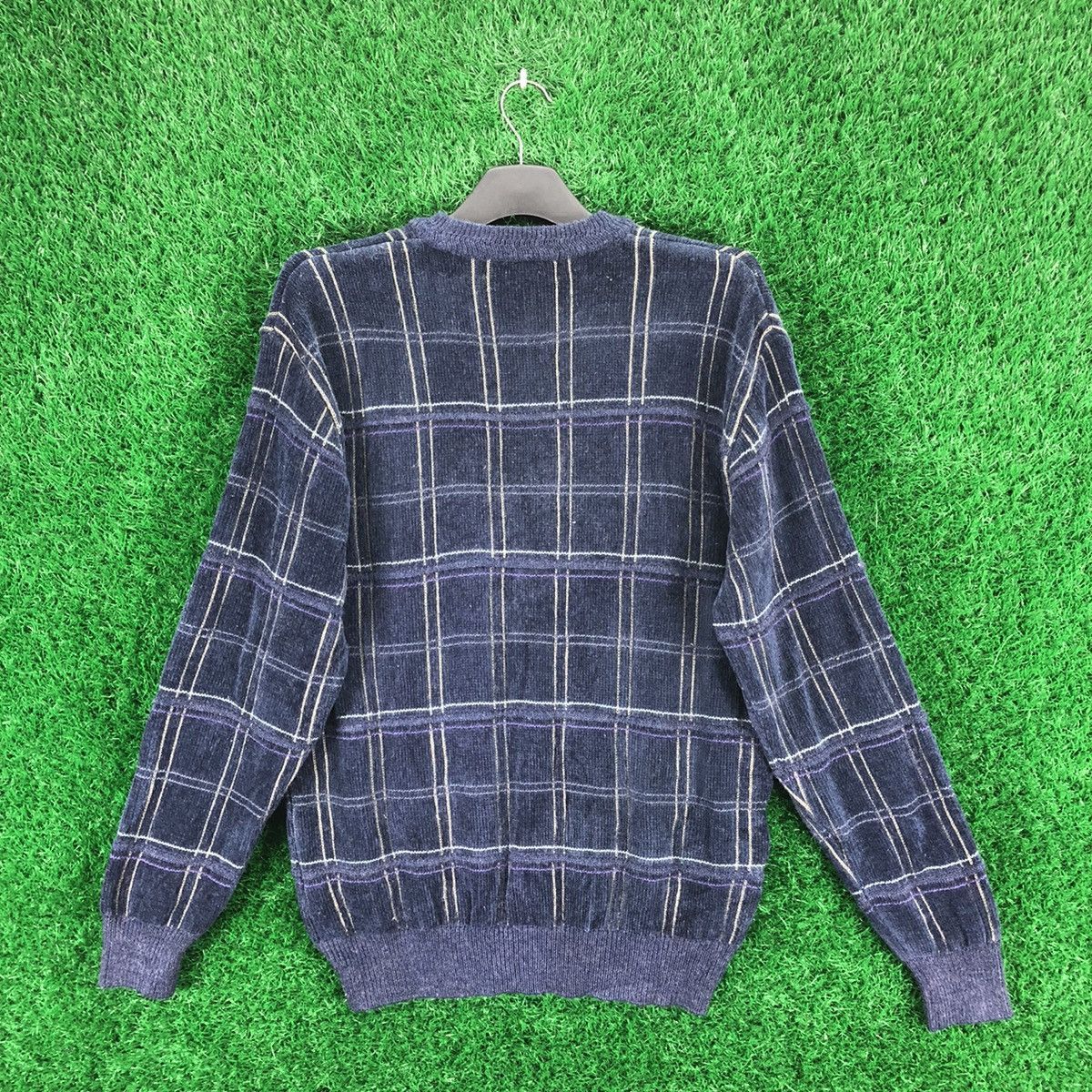 Lindbergh Vintage Knit Sweater Checker by Lindbergh Size US S / EU 44-46 / 1 - 4 Thumbnail