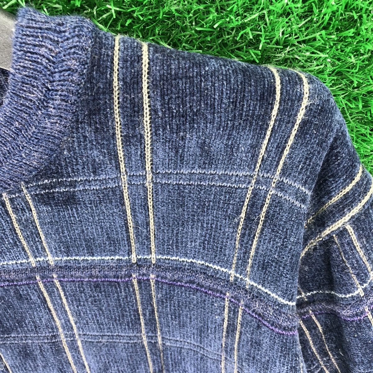 Lindbergh Vintage Knit Sweater Checker by Lindbergh Size US S / EU 44-46 / 1 - 7 Thumbnail
