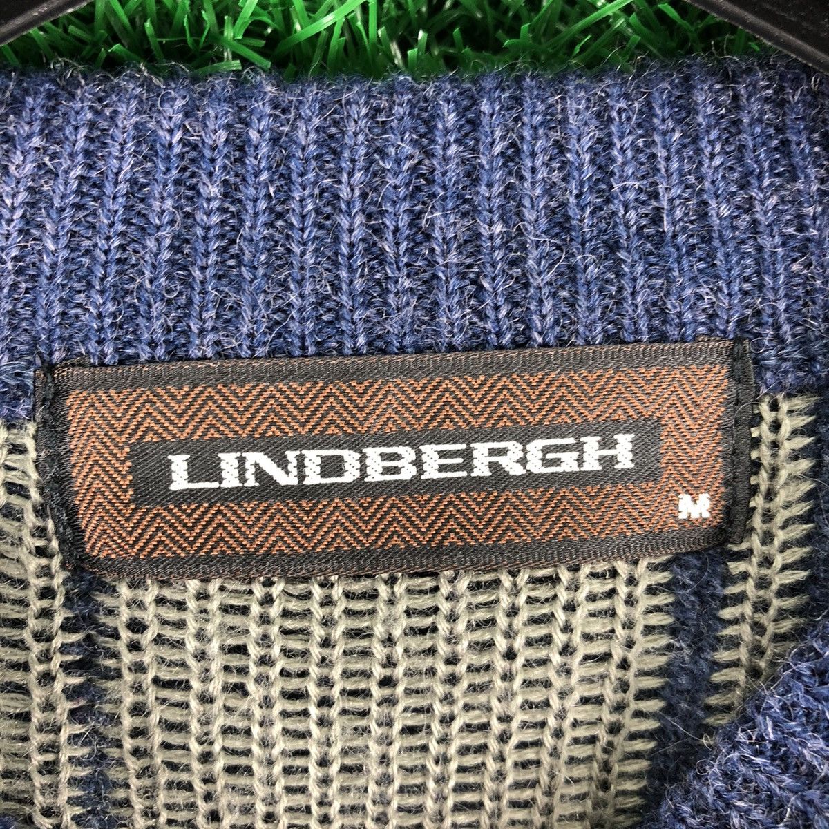 Lindbergh Vintage Knit Sweater Checker by Lindbergh Size US S / EU 44-46 / 1 - 9 Thumbnail