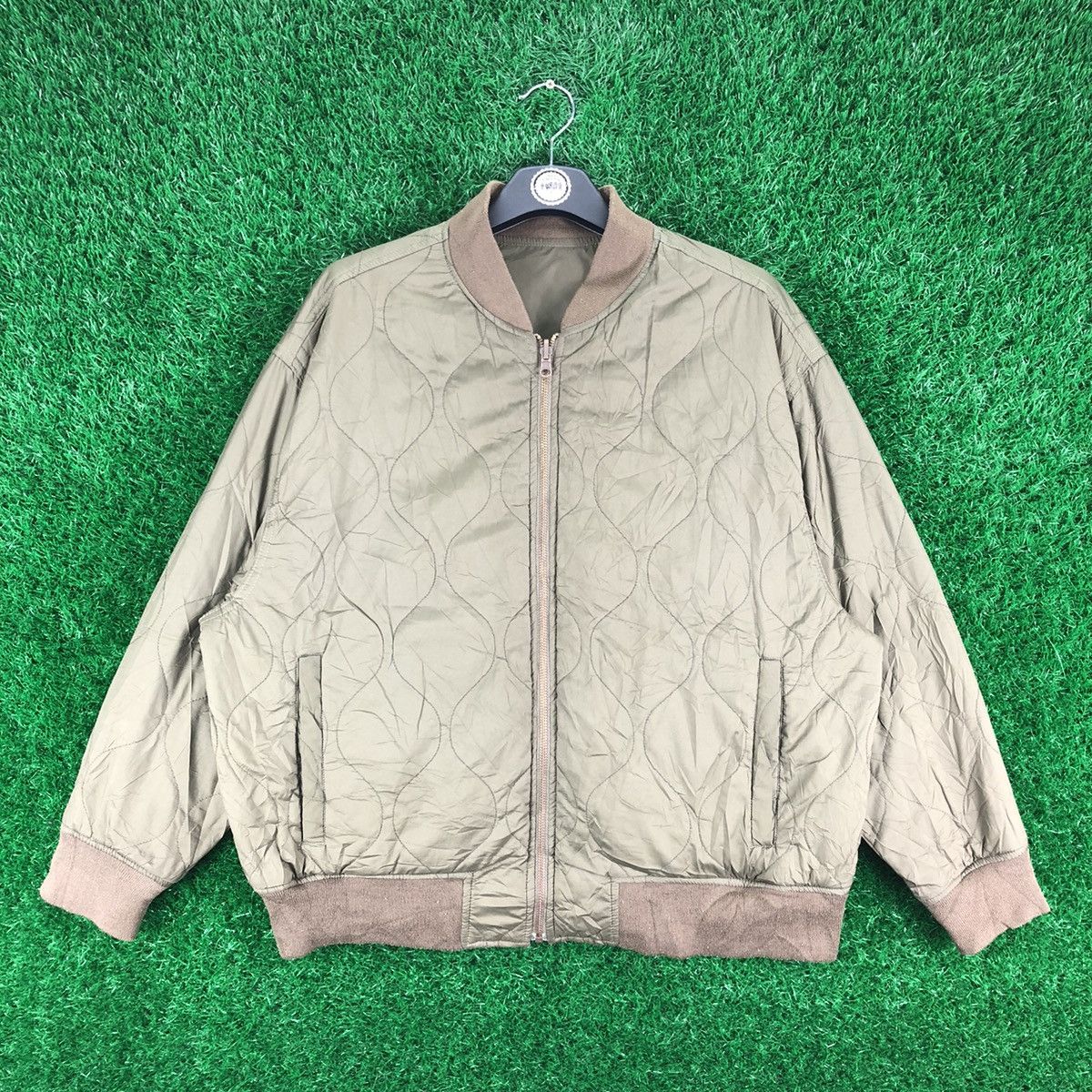 GU Bomber Type MA-1 Jacket OG Reversible by GU Japan Size US L / EU 52-54 / 3 - 7 Thumbnail