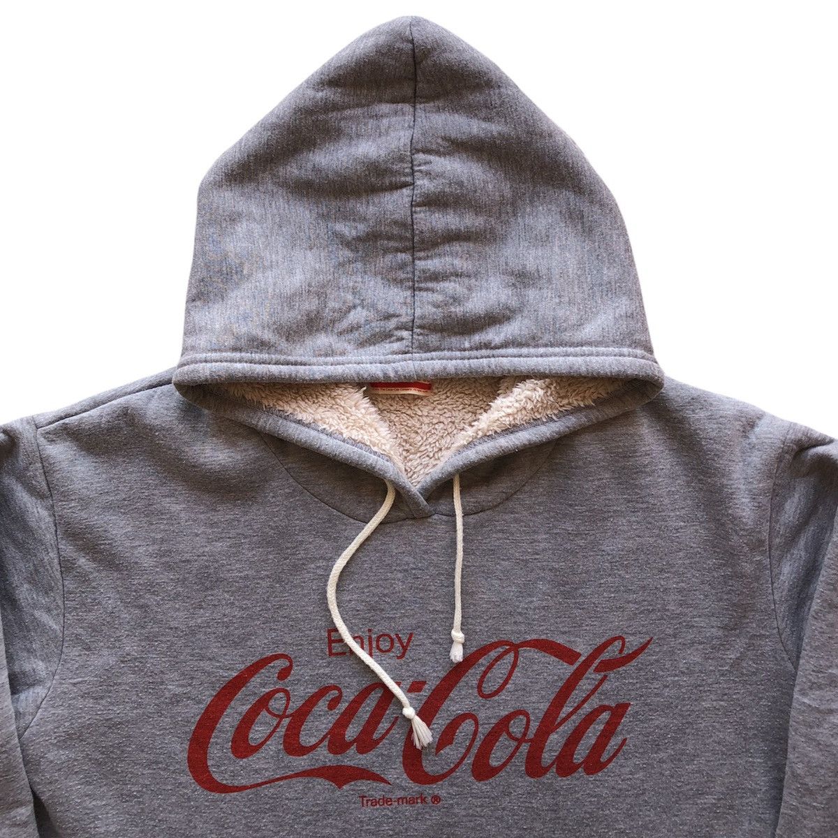 Coca Cola Coca Cola Sherpa Fleece Sweater Hoodie Pullover Size US M / EU 48-50 / 2 - 2 Thumbnail