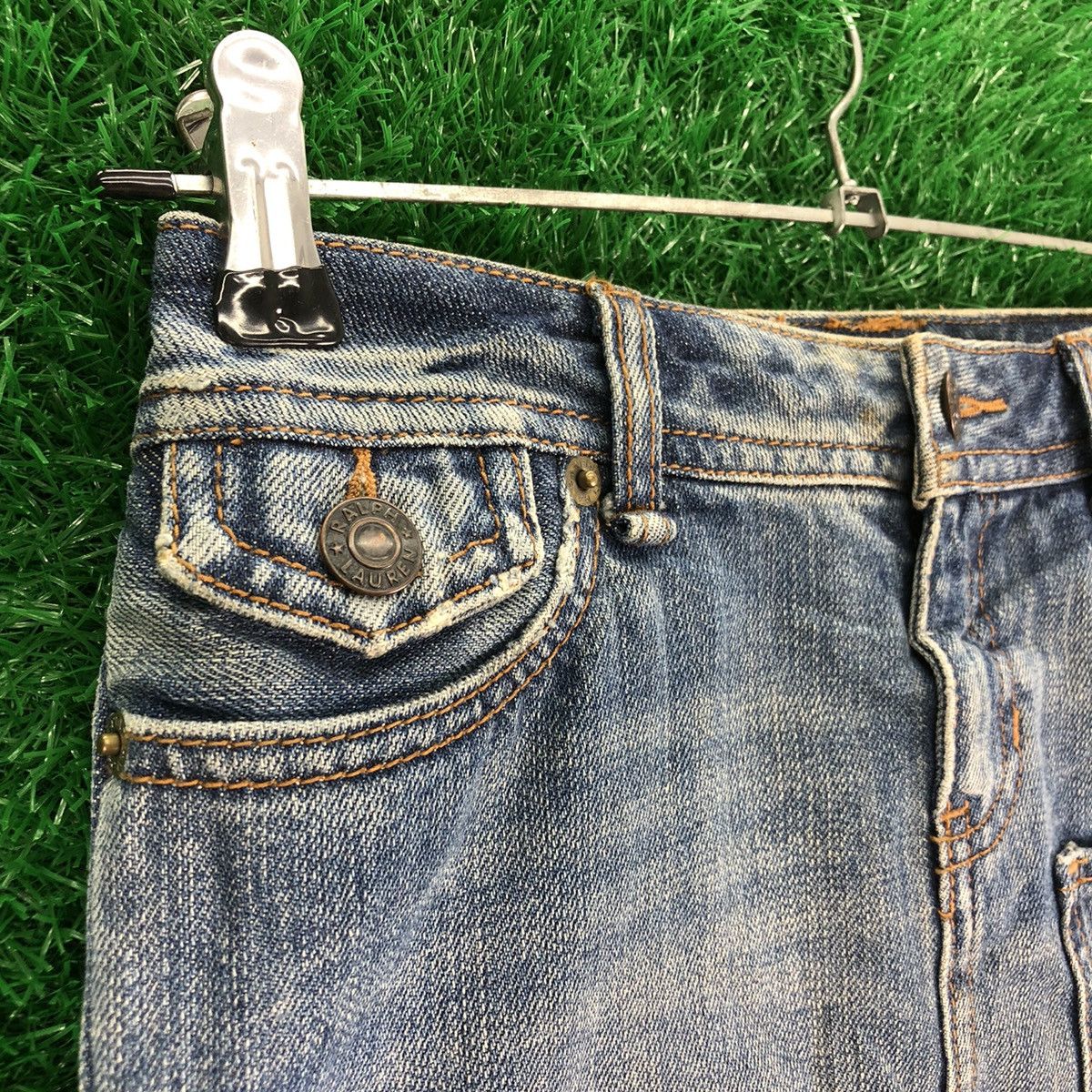 Ralph Lauren Vintage Ralph Lauren Mini Skirt Denim Multi Pcoket Size 26" / US 2 / IT 38 - 2 Thumbnail